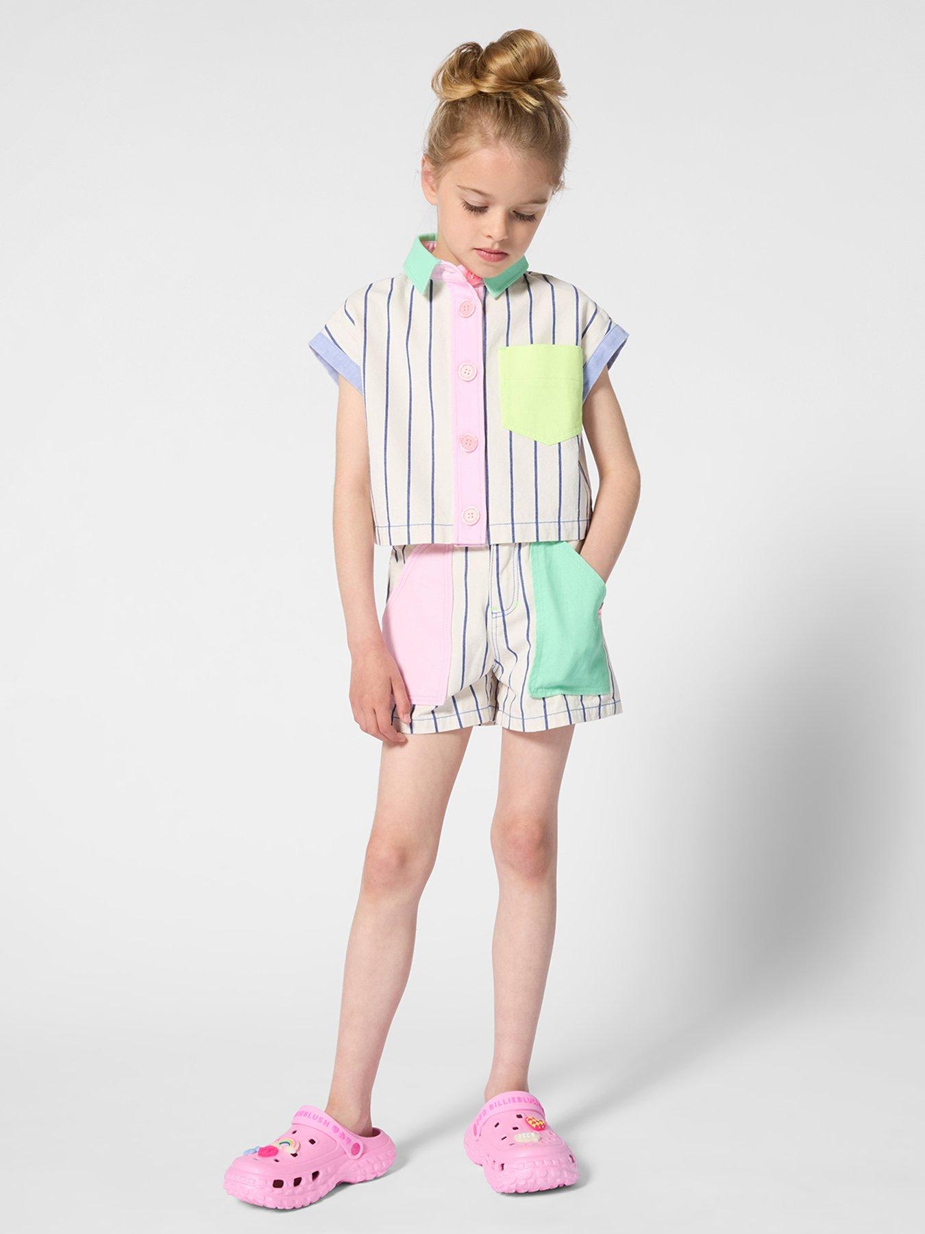 Billieblush Girls Stripe Shorts - Multi