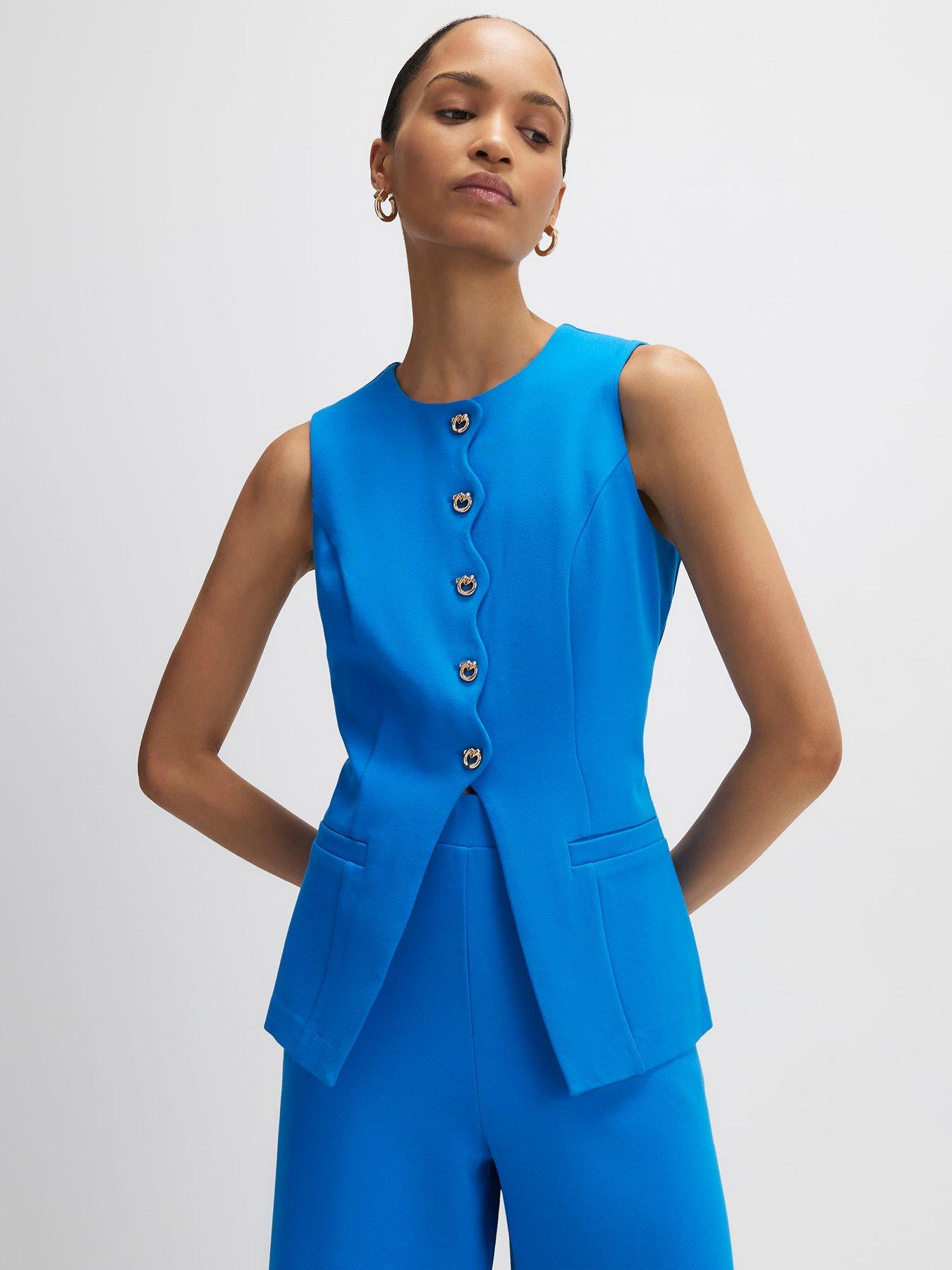 river-island-short-scallop-ponte-waistcoat-bluefront