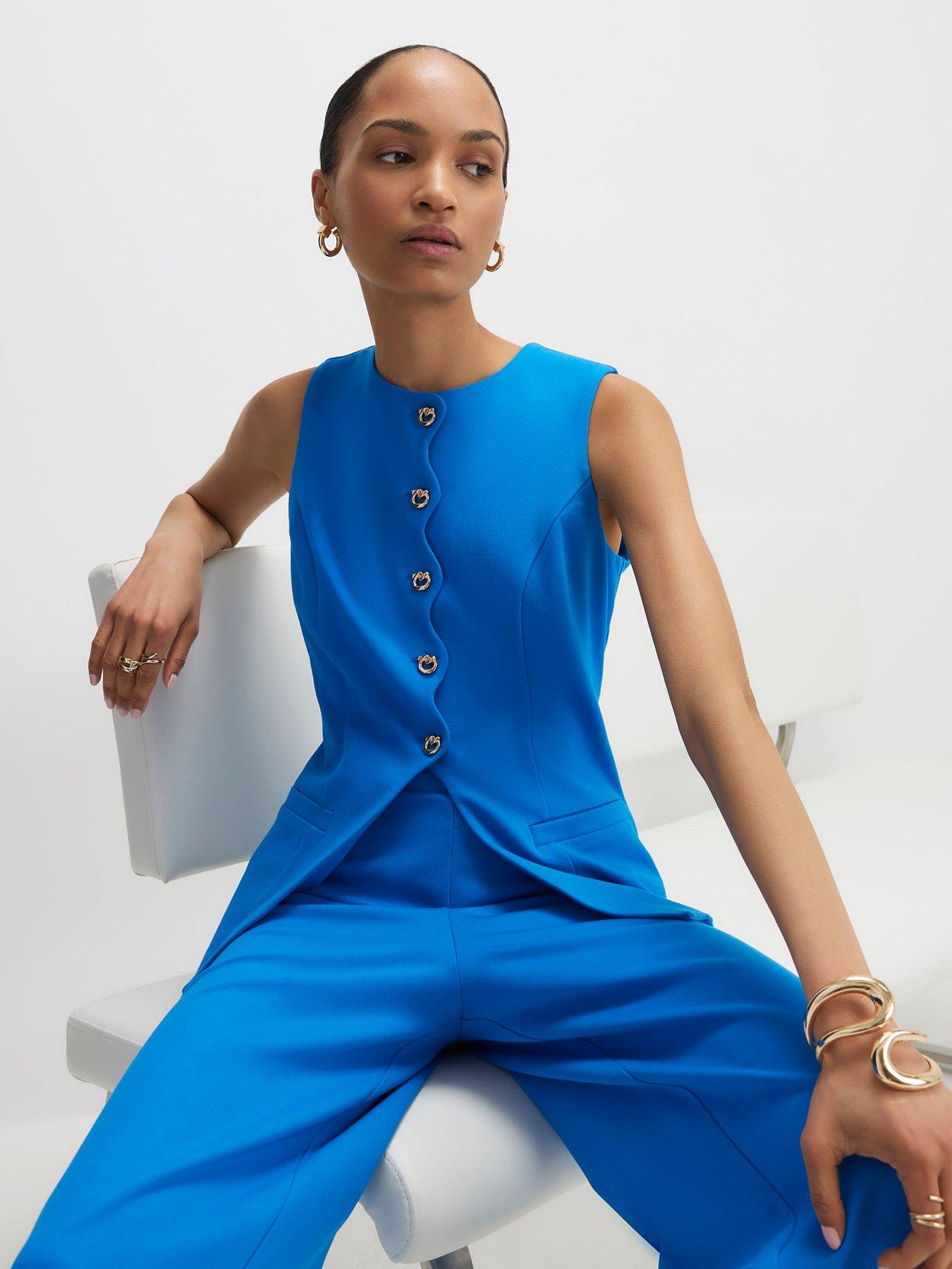 river-island-short-scallop-ponte-waistcoat-blueoutfit