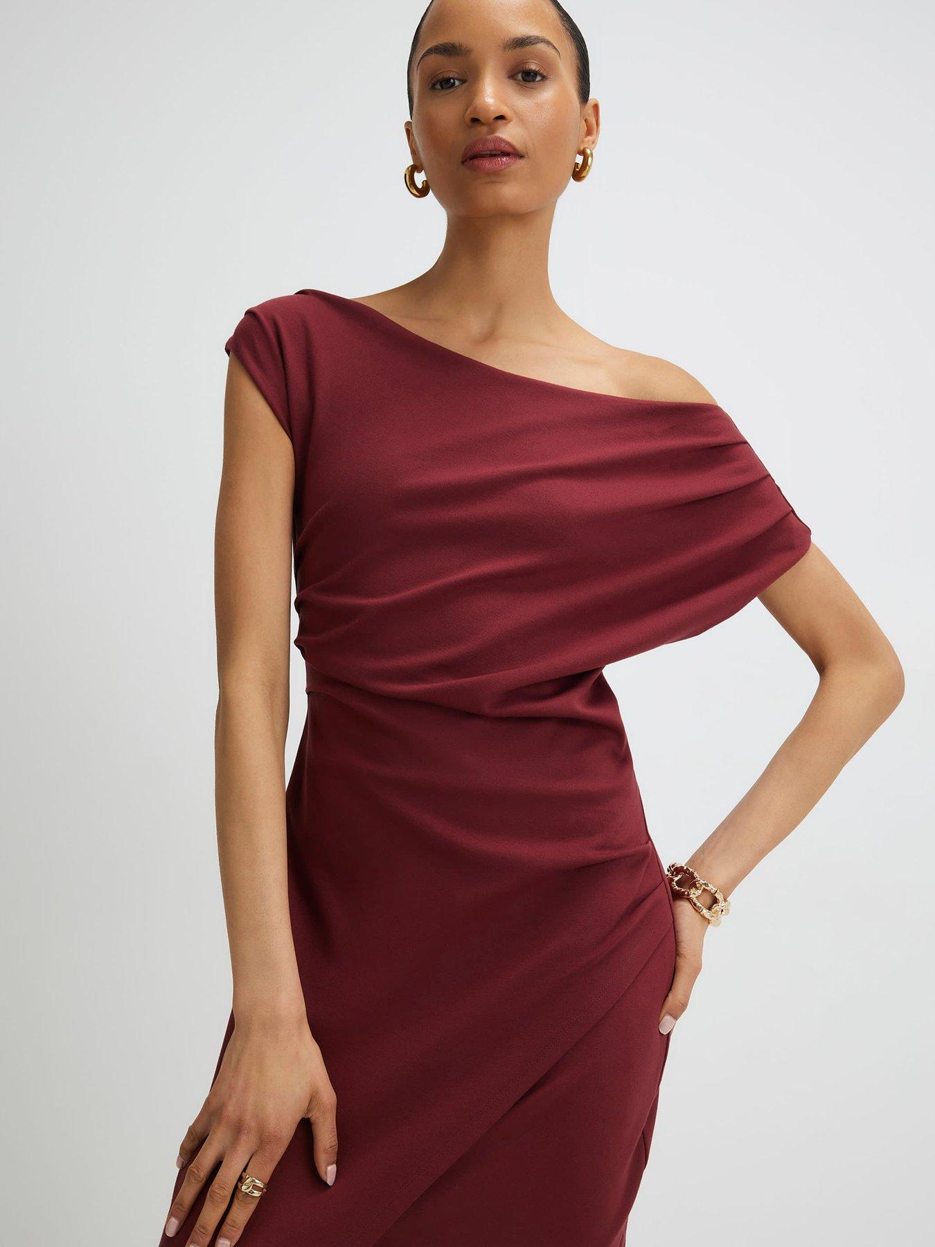 river-island-short-ponte-drape-midi-dress-purpleback