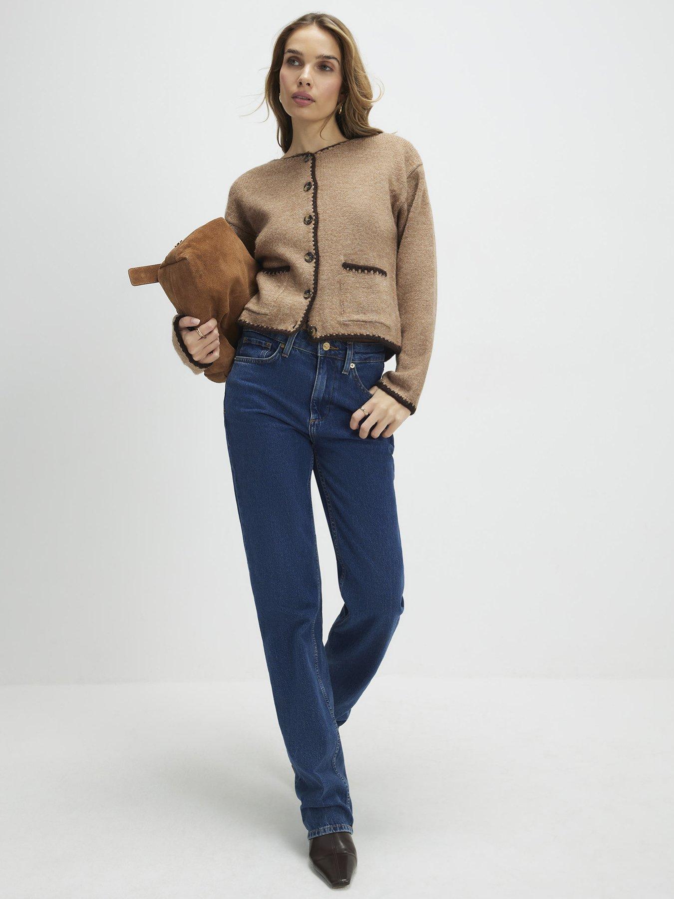 river-island-long-sleeve-whipstitch-cardi-brownback