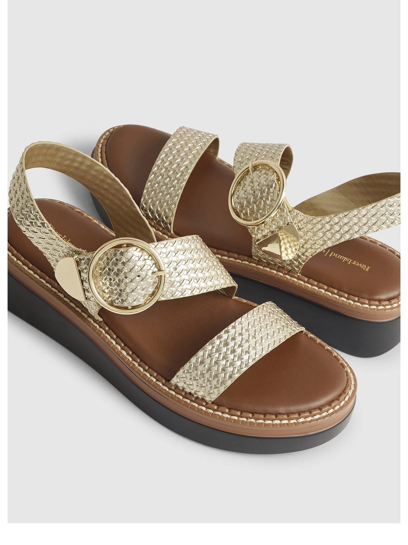 river-island-two-part-ring-buckle-flatform-goldback