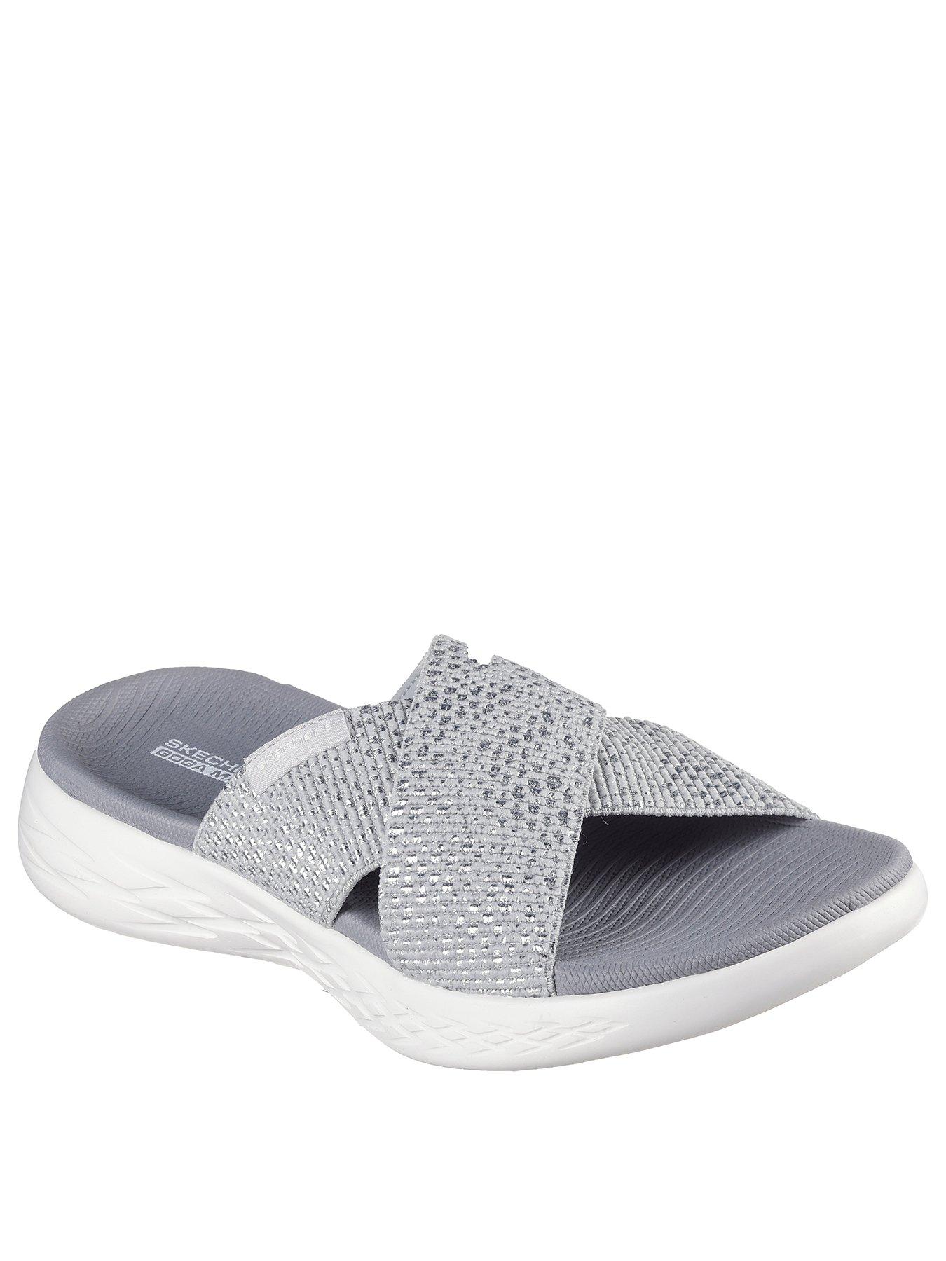 Image 2 of 6 of Skechers On-the-go 600 Sandals - Silver