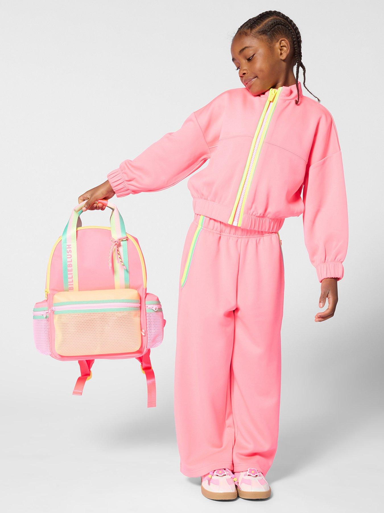 Billieblush Girls Wide Leg Jog Pants - Bright Pink