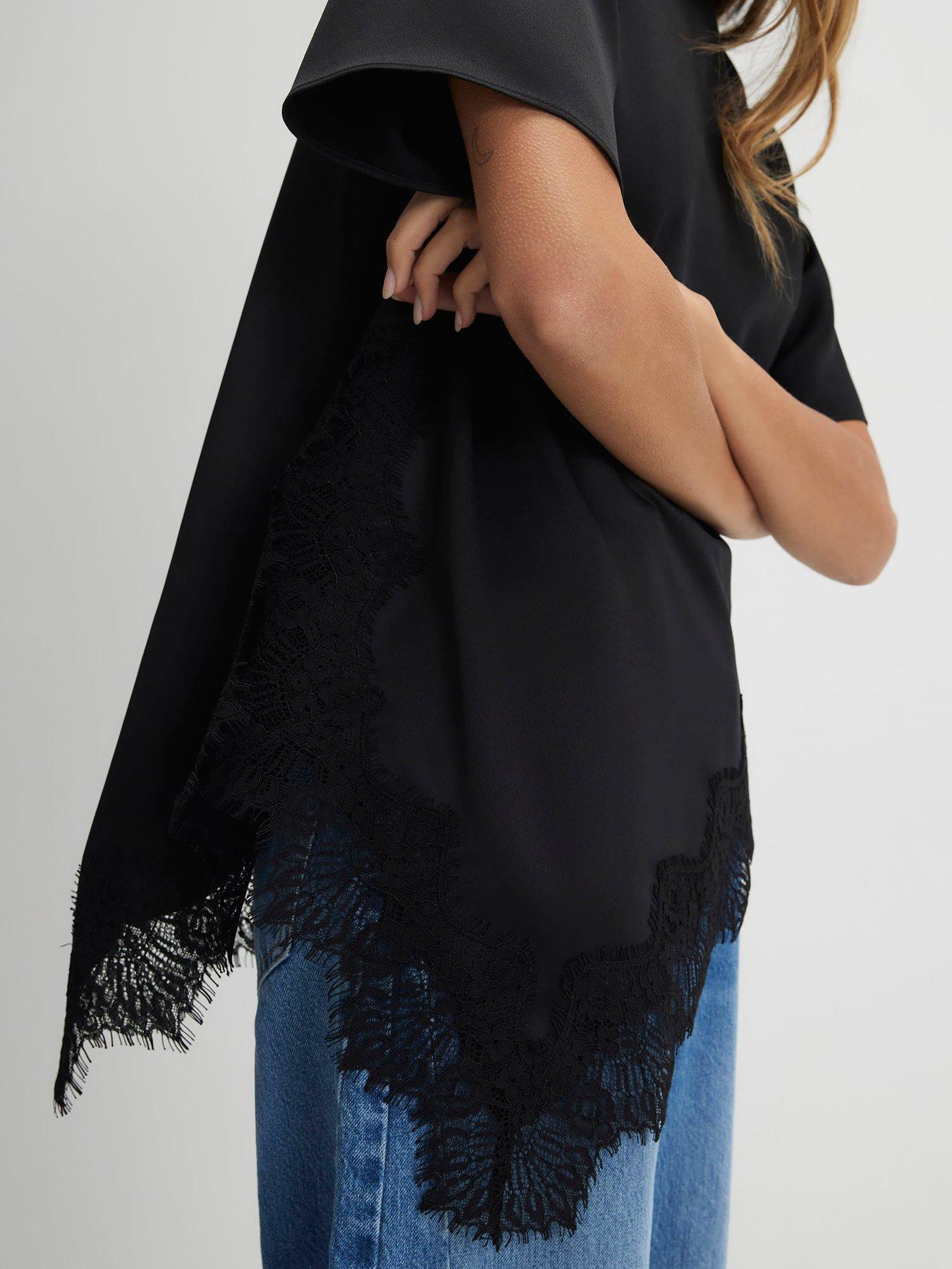 river-island-asymmetric-lace-satin-t-shirt-blackoutfit