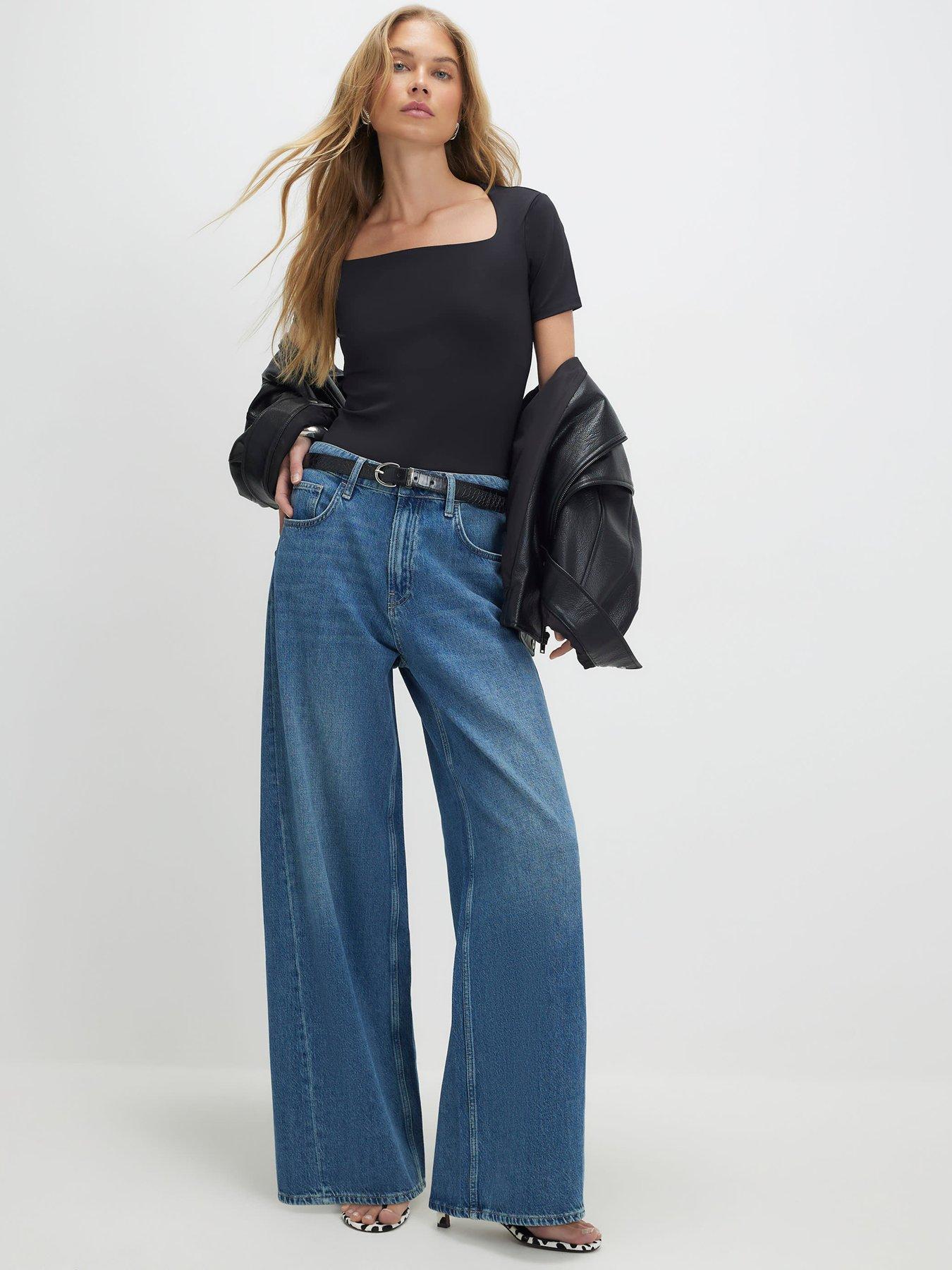 river-island-short-sleeve-square-neck-polyamide-t-shirt-blackback