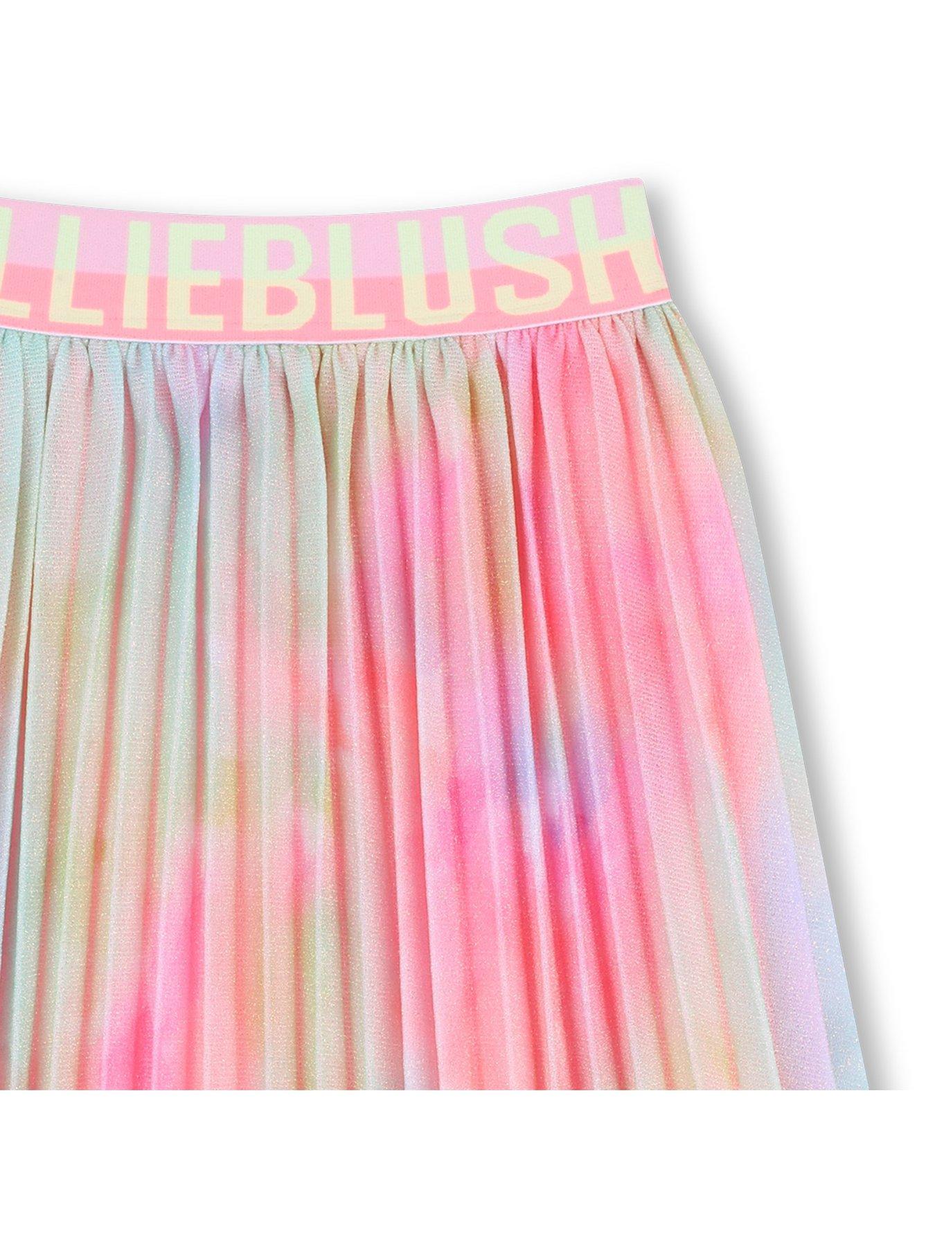 Image 4 of 5 of Billieblush Girls Pleated Skirt - Multi