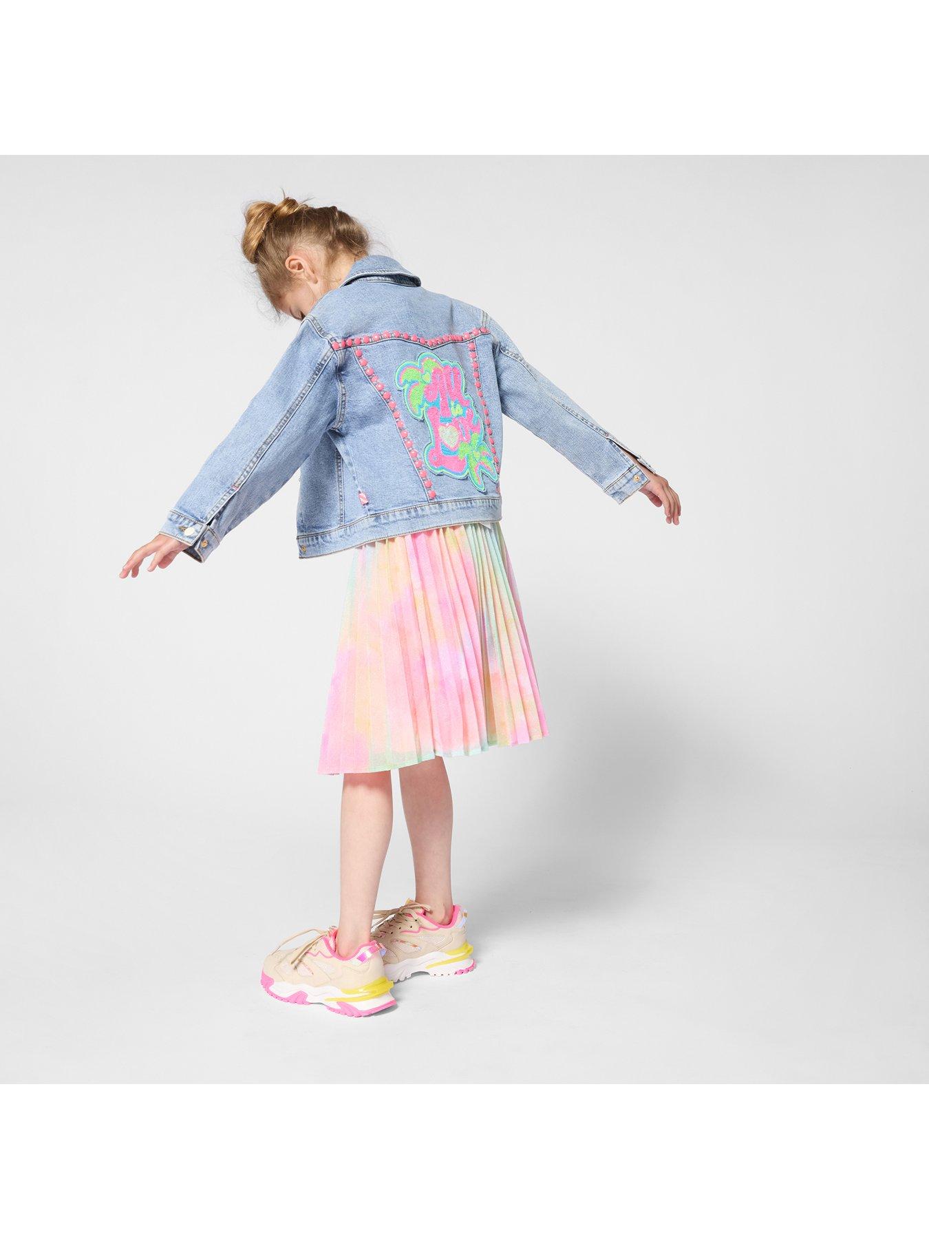 Image 5 of 5 of Billieblush Girls Pleated Skirt - Multi