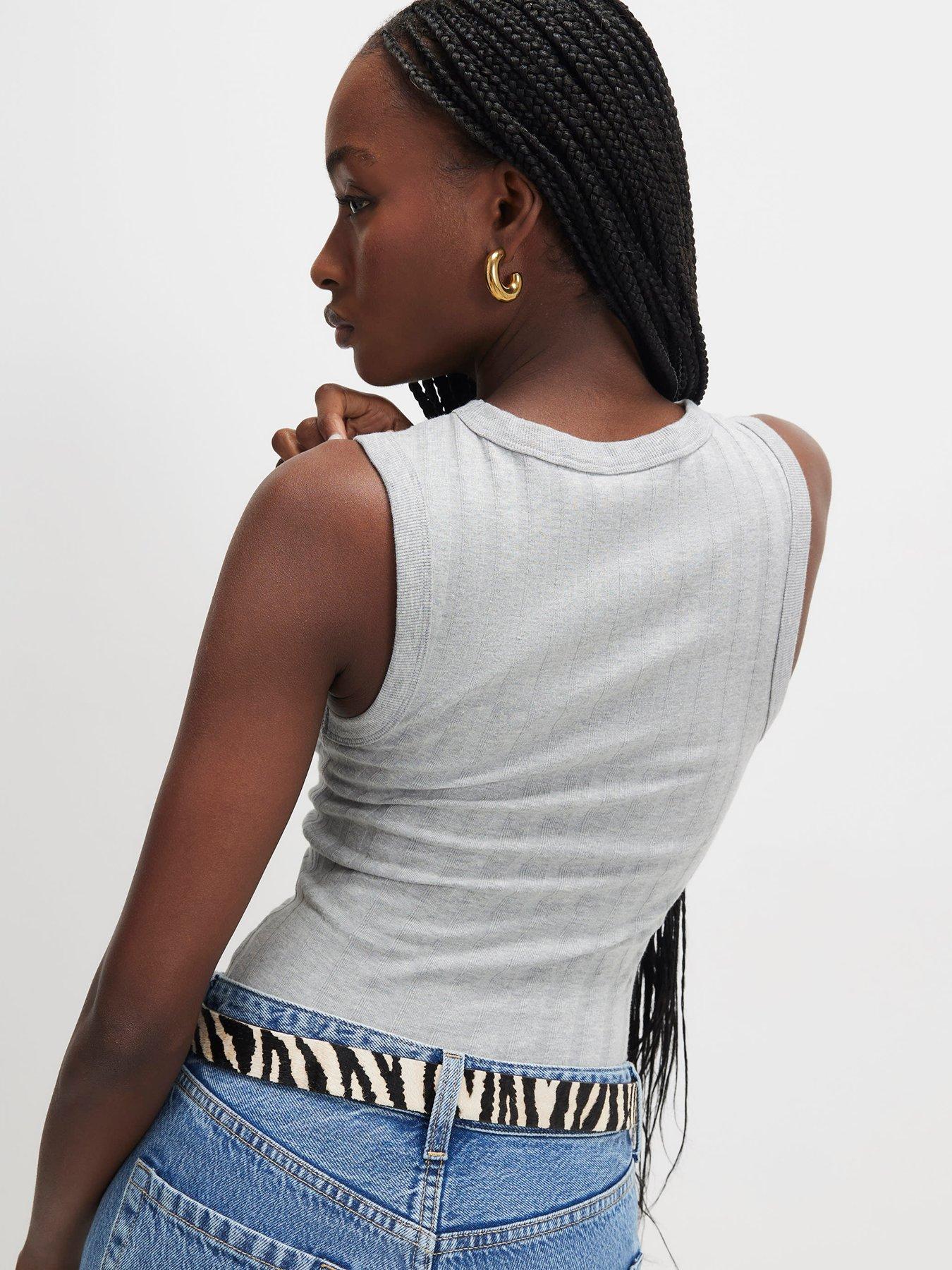 river-island-short-wide-rib-tank-greystillFront