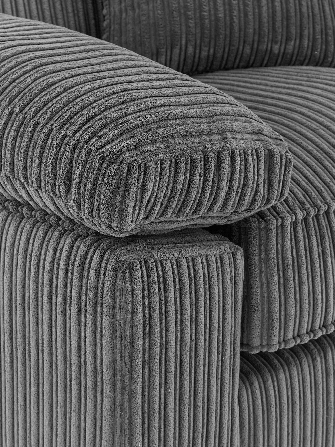 Image 7 of 7 of The Very Collection Parker 3 Seater Fabric Sofa + Chair