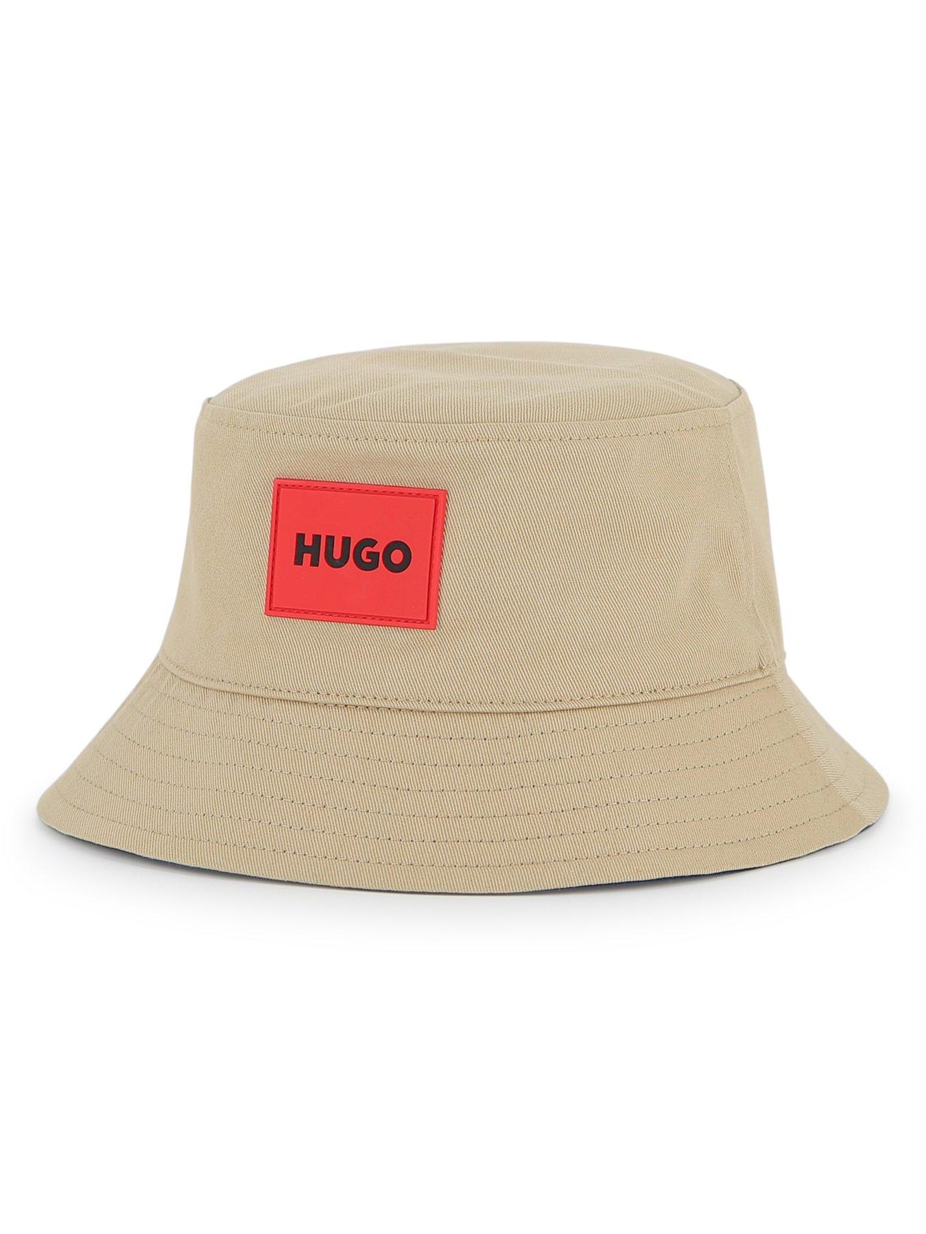 Image 2 of 5 of HUGO Boys Reversible Bucket Hat - Navy