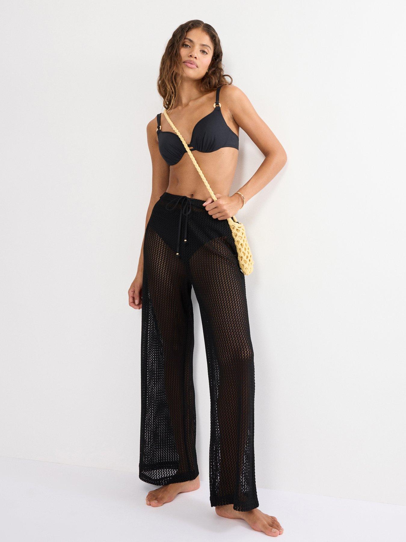 Triumph Triumph Beach Mywear Crochet Trousers-black