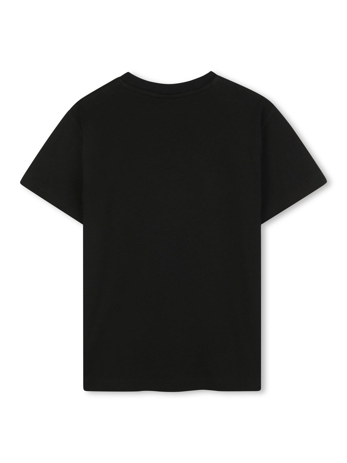 Image 7 of 7 of HUGO Boys 2 Pack Short Sleeve T-shirts - Black/white