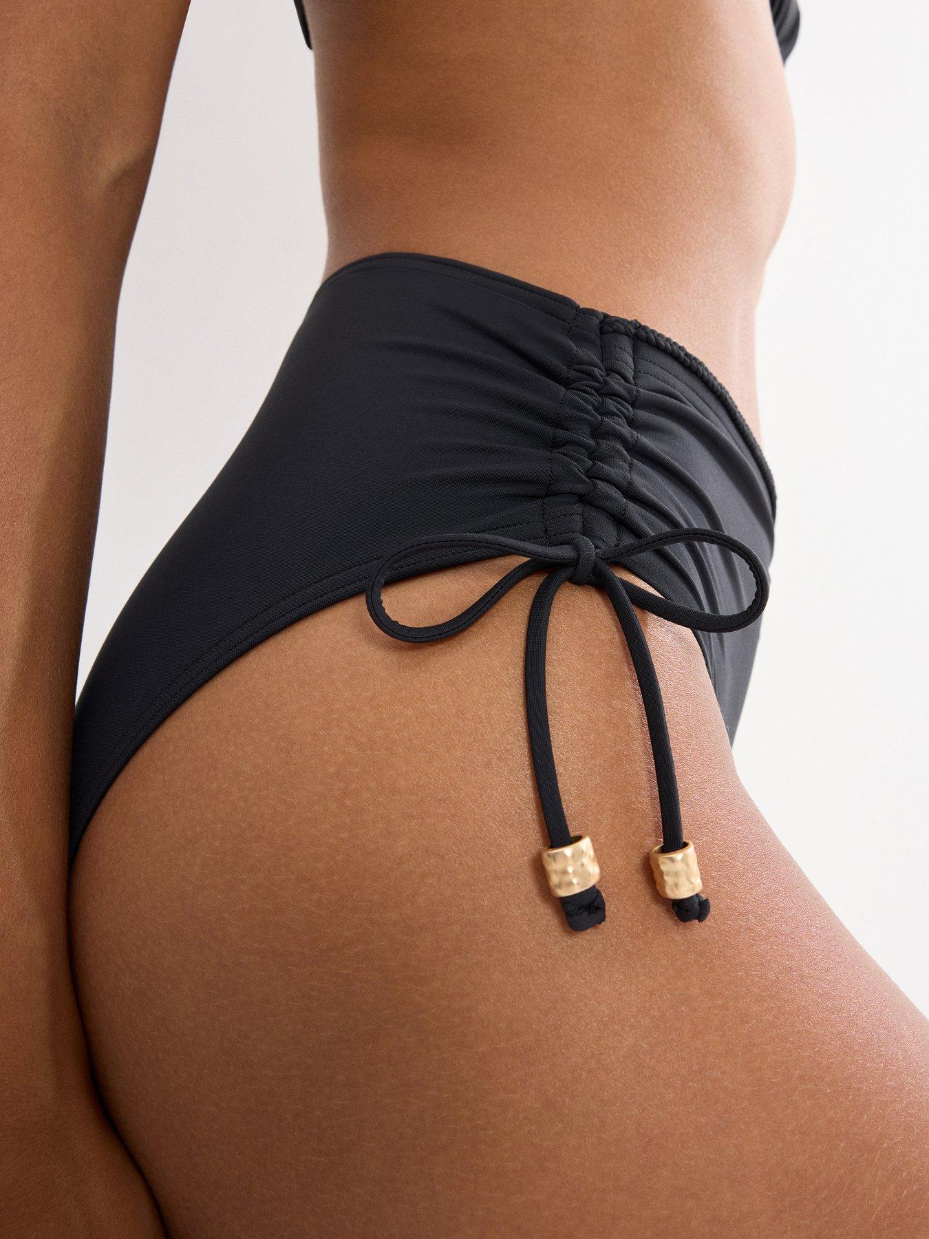 Image 4 of 4 of Triumph Summer Twist Midi Bikini Brief - Black