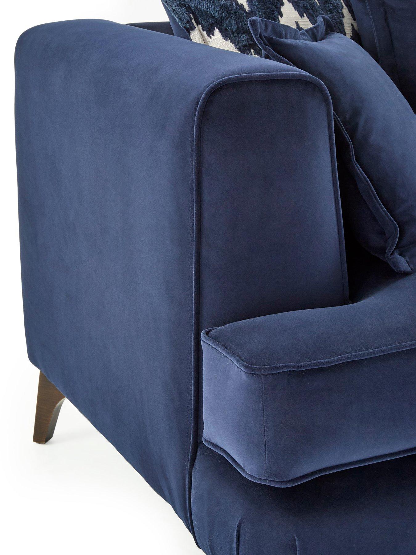 Image 6 of 7 of The Very Collection Mayfair 3 Seater Fabric Sofa + Snuggle Chair