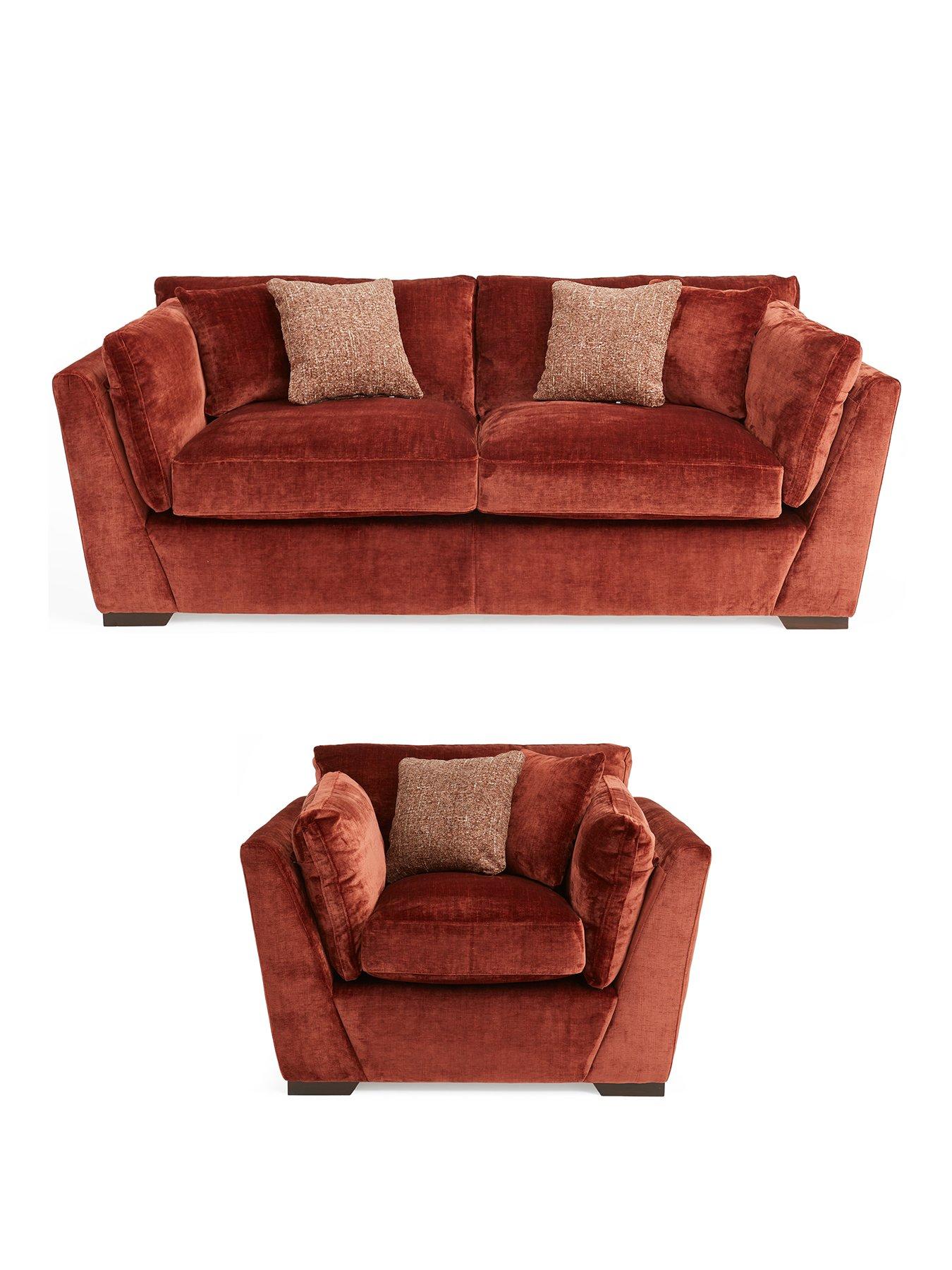 the-very-collection-caressa-3-seater-fabric-sofa-chairstillFront