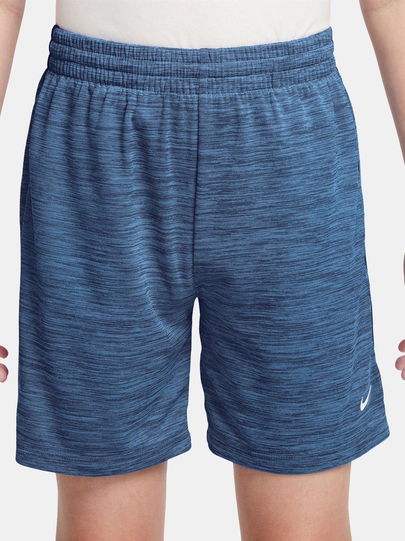 Image 1 of 4 of Nike Older Boys Training Dri-FIT Shorts - Navy