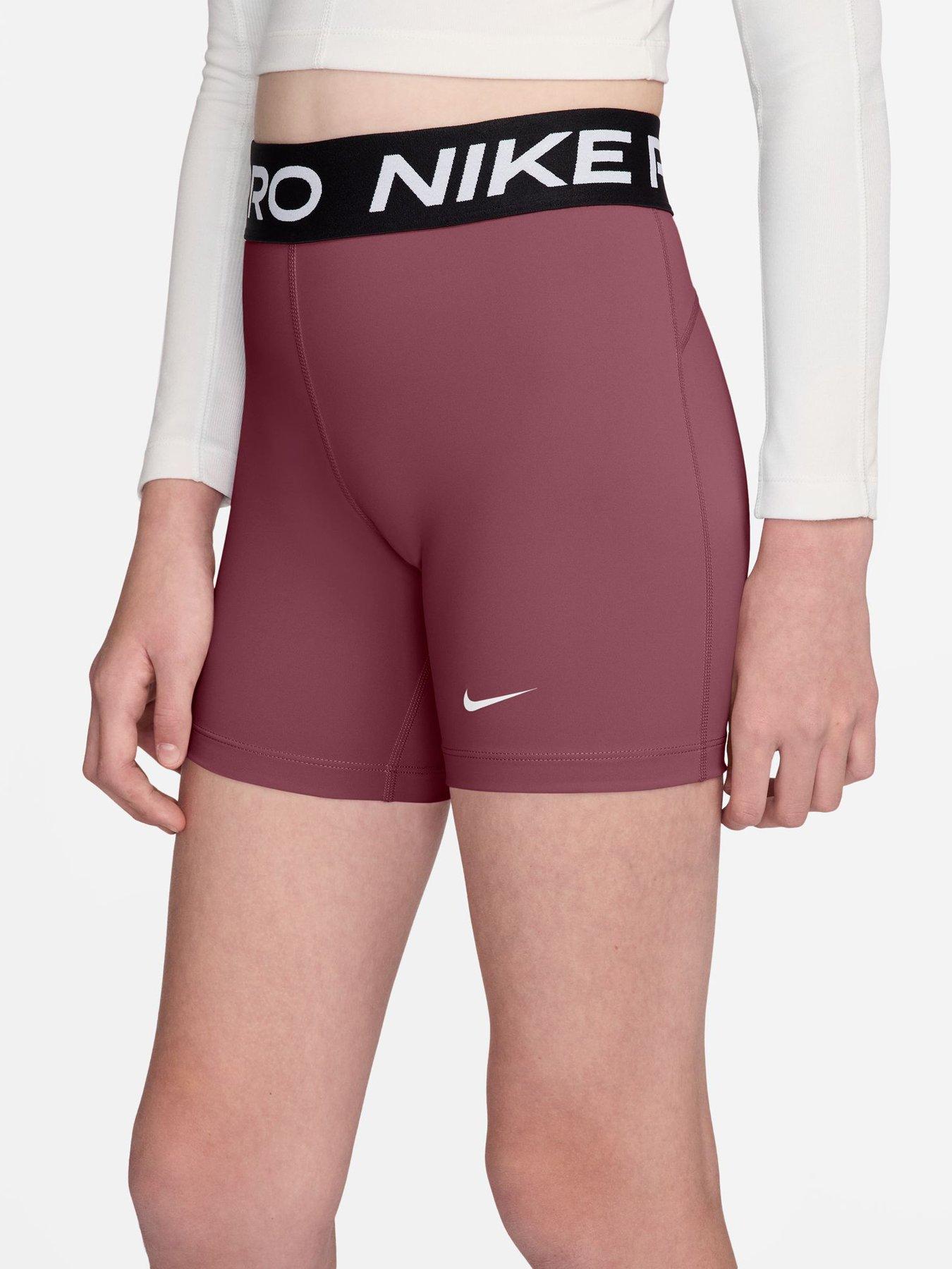 Image 2 of 4 of Nike Nike Pro Girls' 12.5cm (approx.) Shorts - Pink