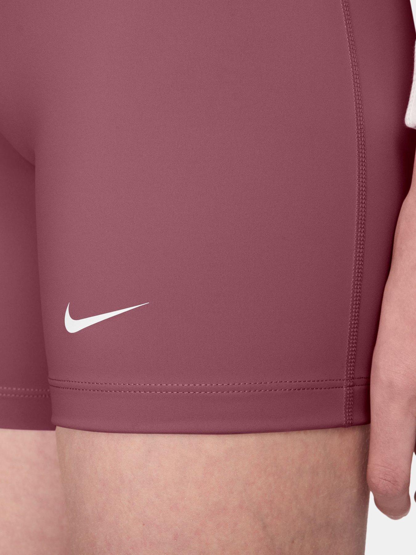 Image 4 of 4 of Nike Nike Pro Girls' 12.5cm (approx.) Shorts - Pink