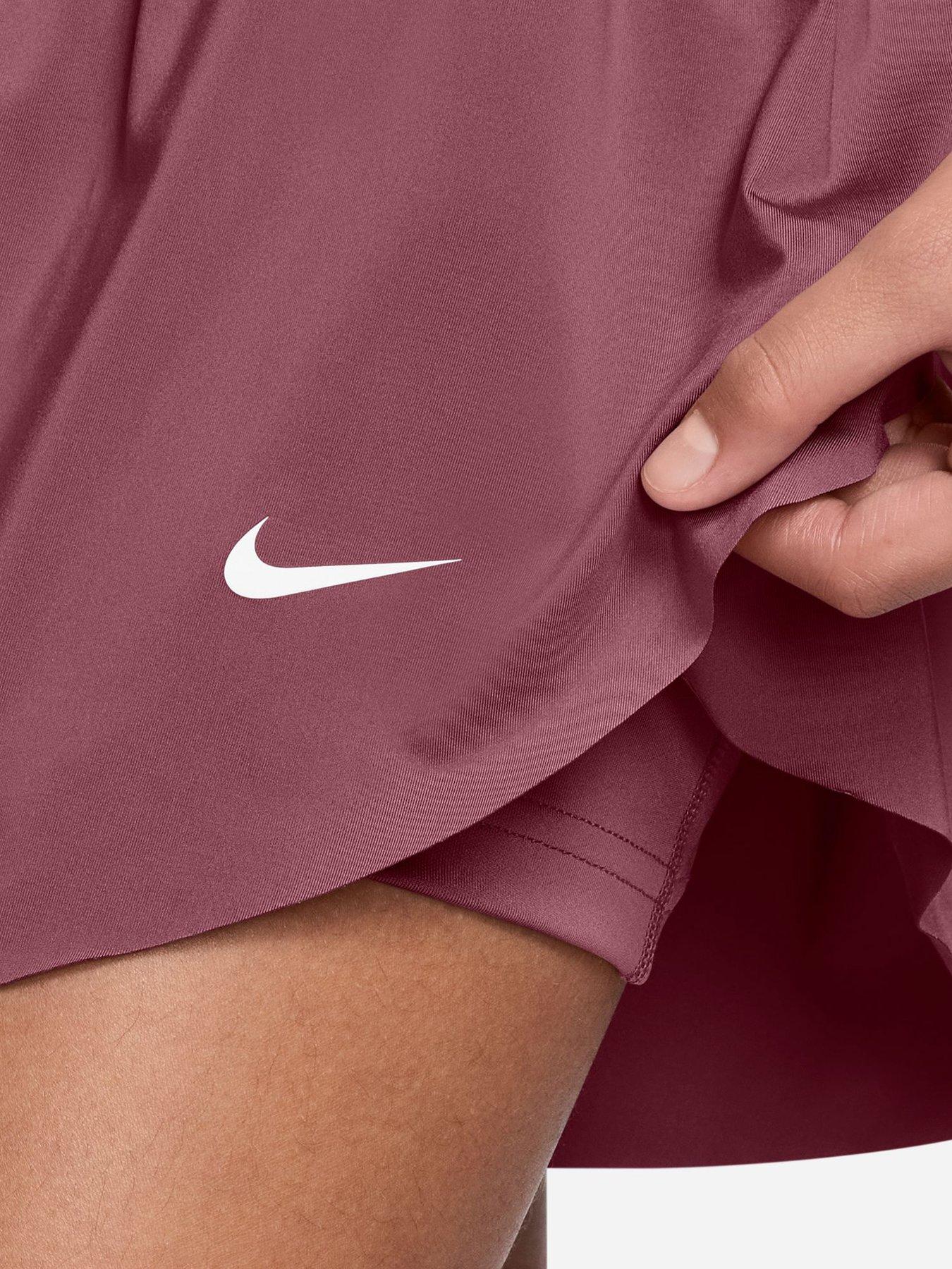 Image 4 of 4 of Nike Junior Girls Training Pro Dri-Fit 2-In-1 Shorts - Pink