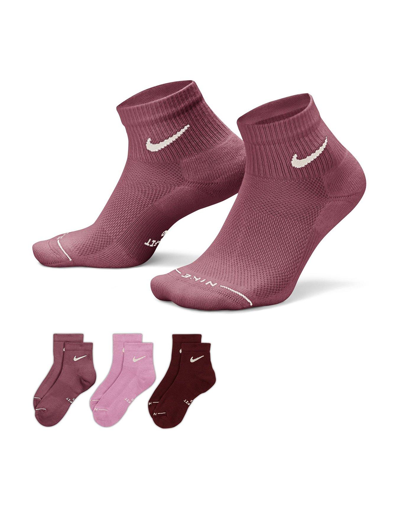 Image 1 of 6 of Nike Womens Everyday Elevated Ankle Socks - Multi
