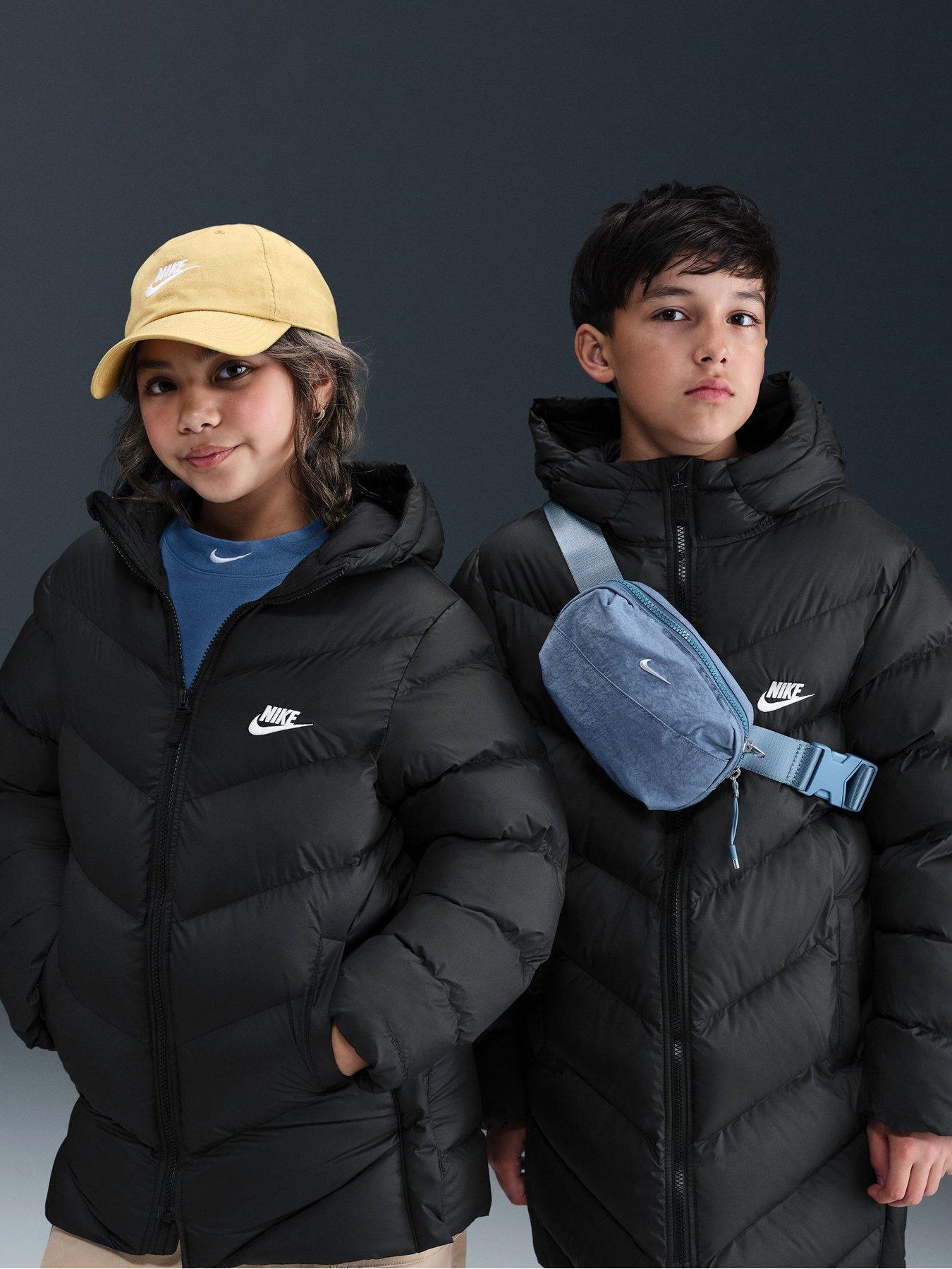 Nike Big Kids' All Day Play Mid Length Padded Jacket - Black