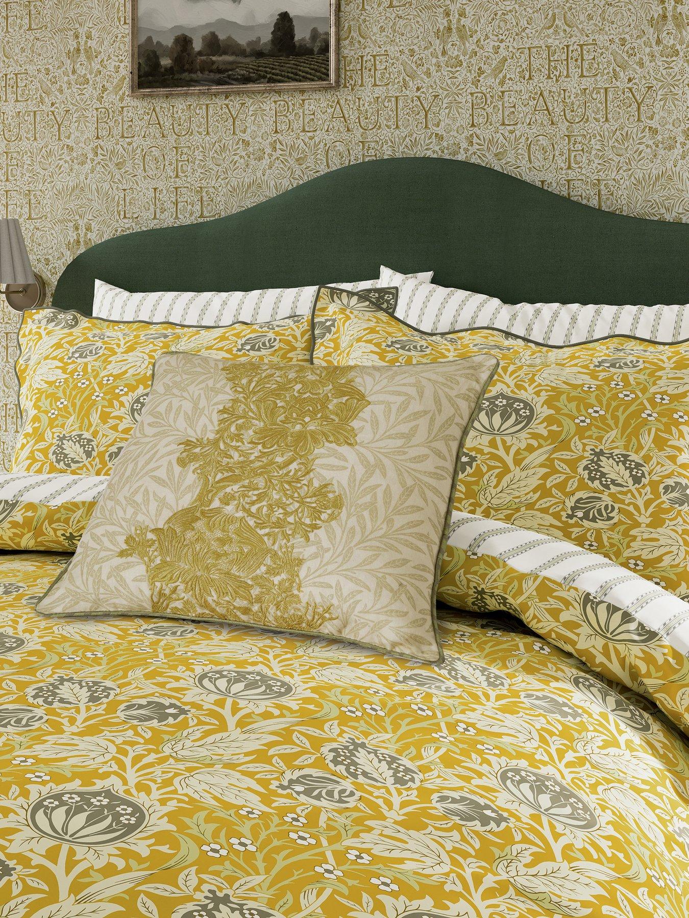 morris-co-elmcote-cover-set-100-cotton-sunflowerfront