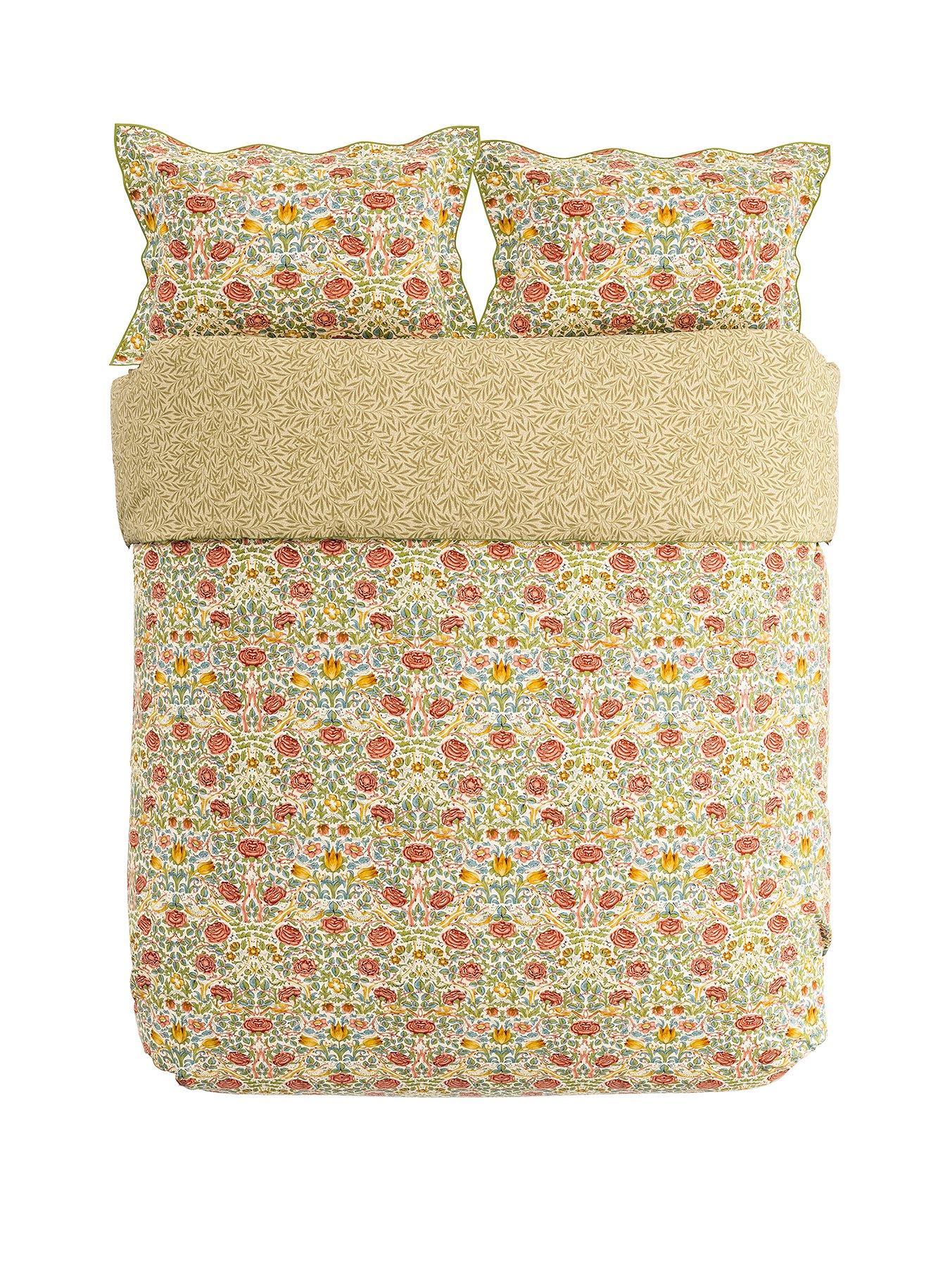 morris-co-rose-cover-set-100-cotton-boughs-greenrosestillFront
