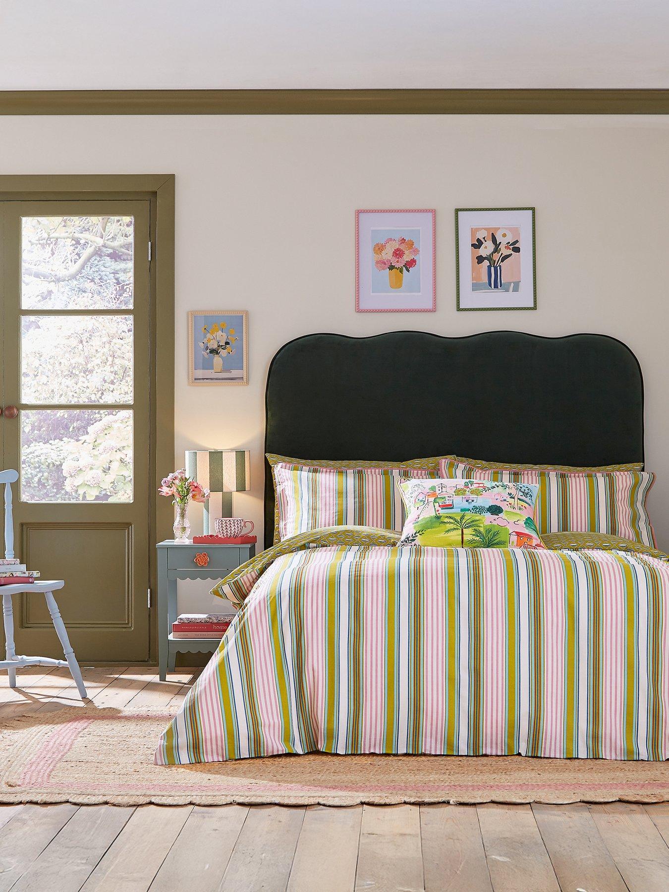 land-shore-raven-stripe-cover-set-100-cotton-multifront