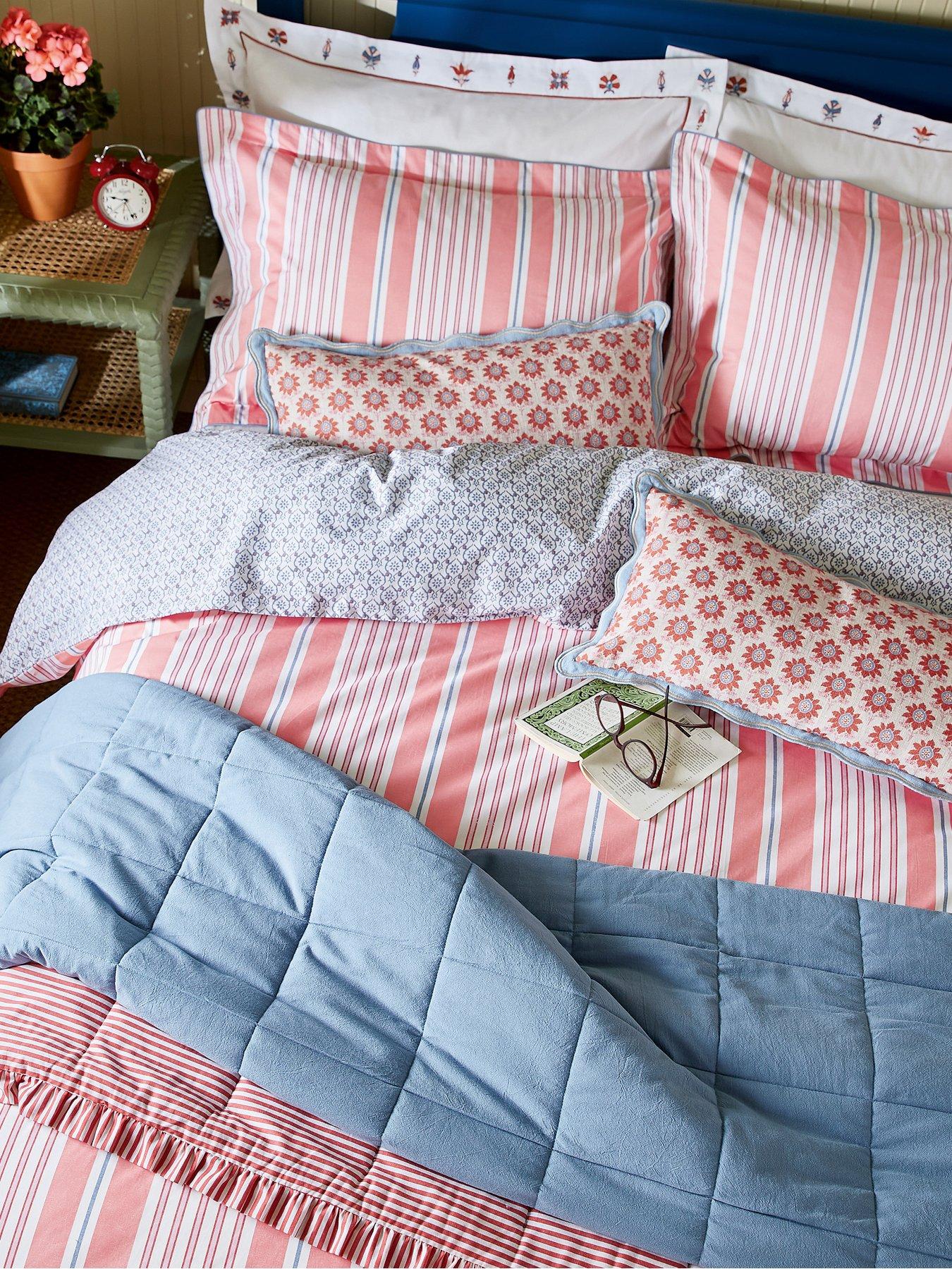 joules-siesta-stripe-cover-set-100-cotton-redback