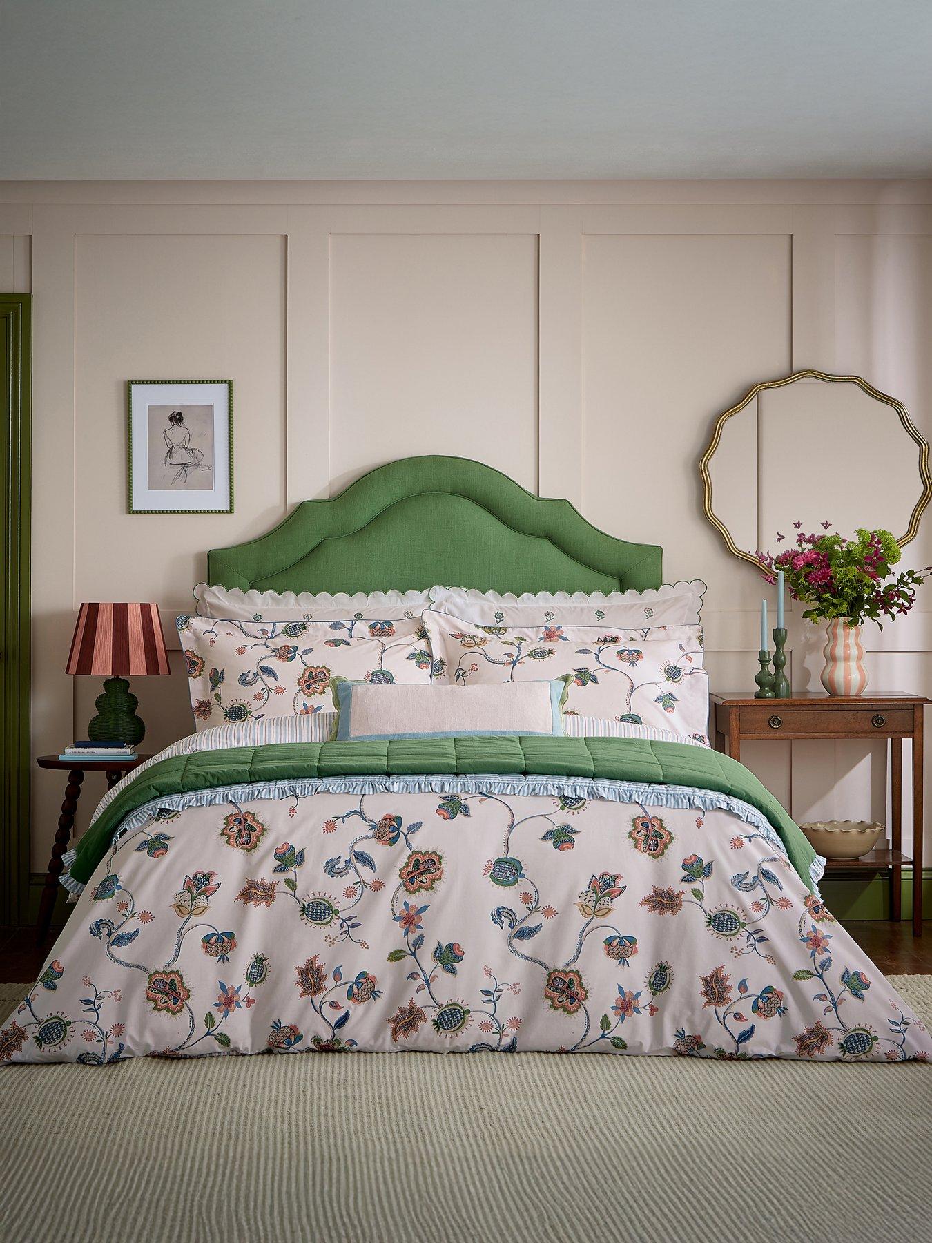 Image 1 of 5 of Joules Tree Of Life Cover Set 100% Cotton Multi