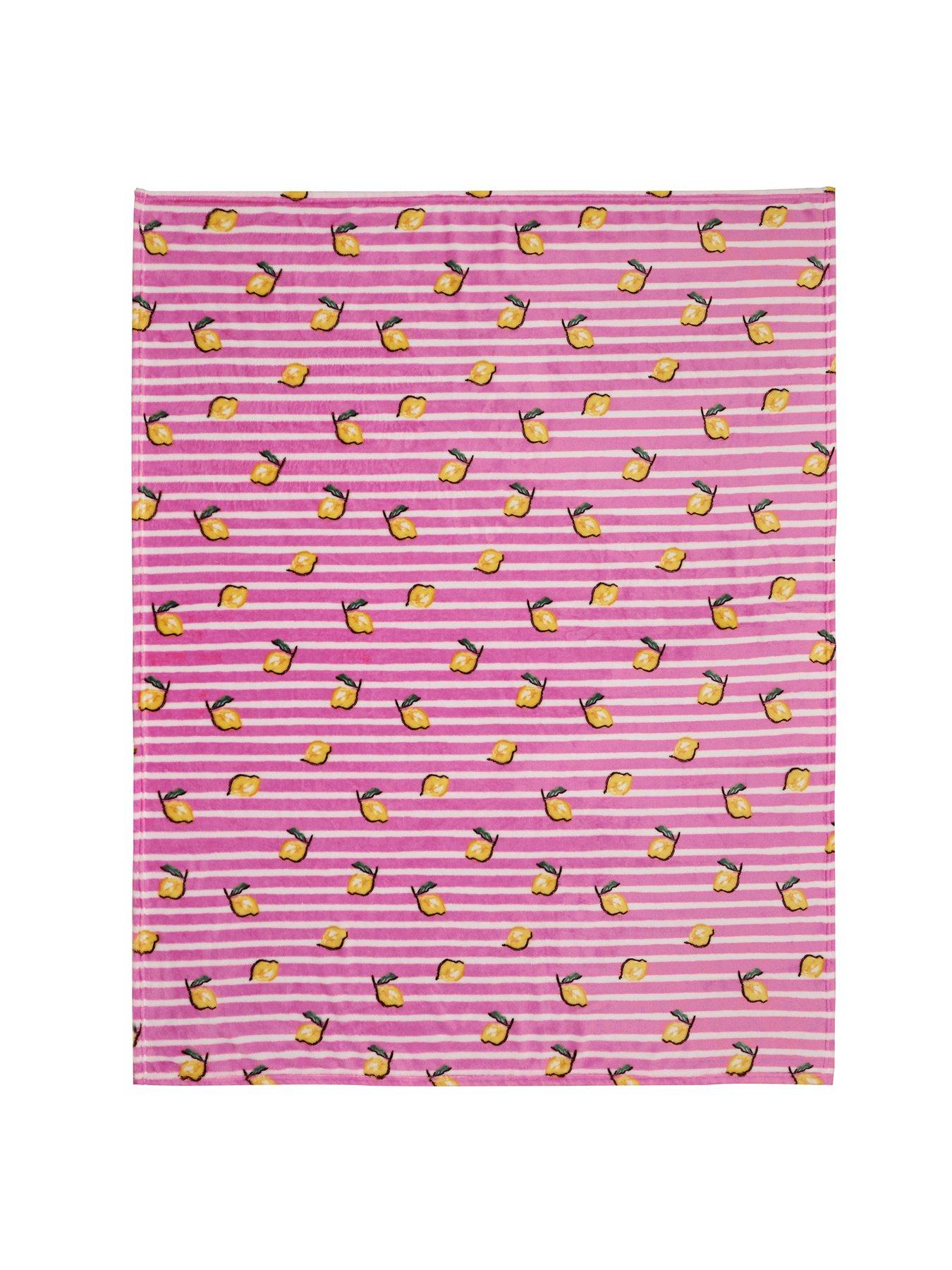 Image 3 of 5 of Fusion Summer Fruits Throw In Pink 120 X 150cm