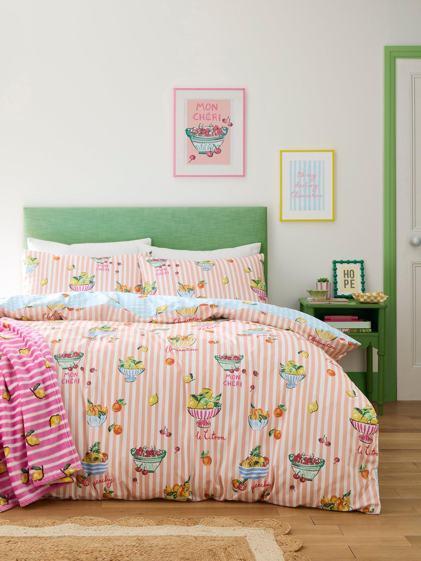 Image 5 of 5 of Fusion Summer Fruits Throw In Pink 120 X 150cm