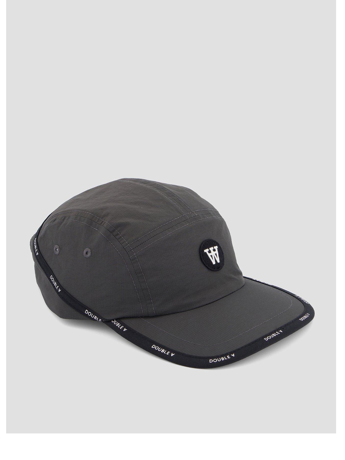 Double A by Wood Wood Double A By Wood Wood Wasim 5 Panel Cap - Dark Grey