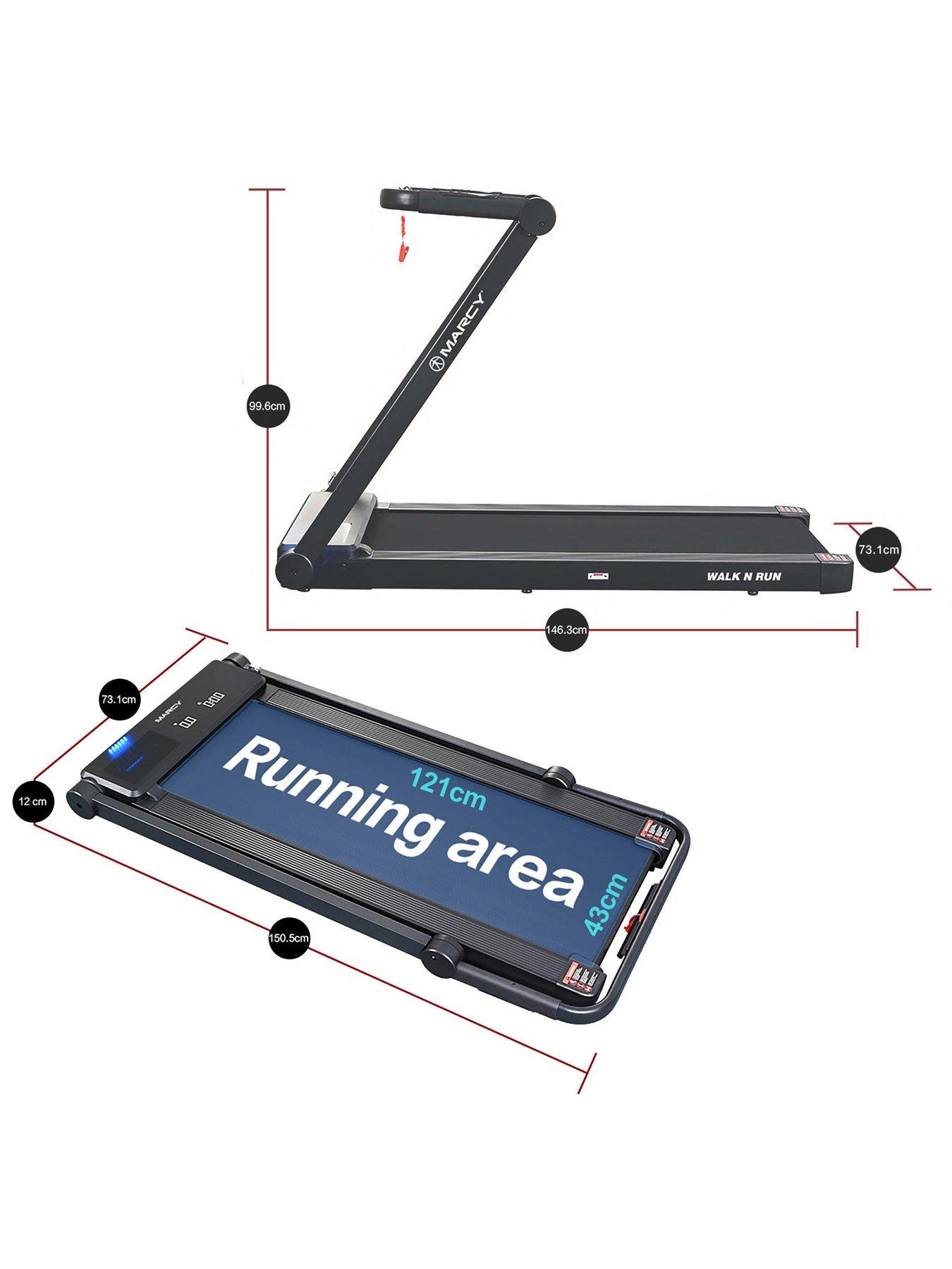 Image 2 of 8 of Marcy Marcy Walk N Run Walking Pad Treadmill