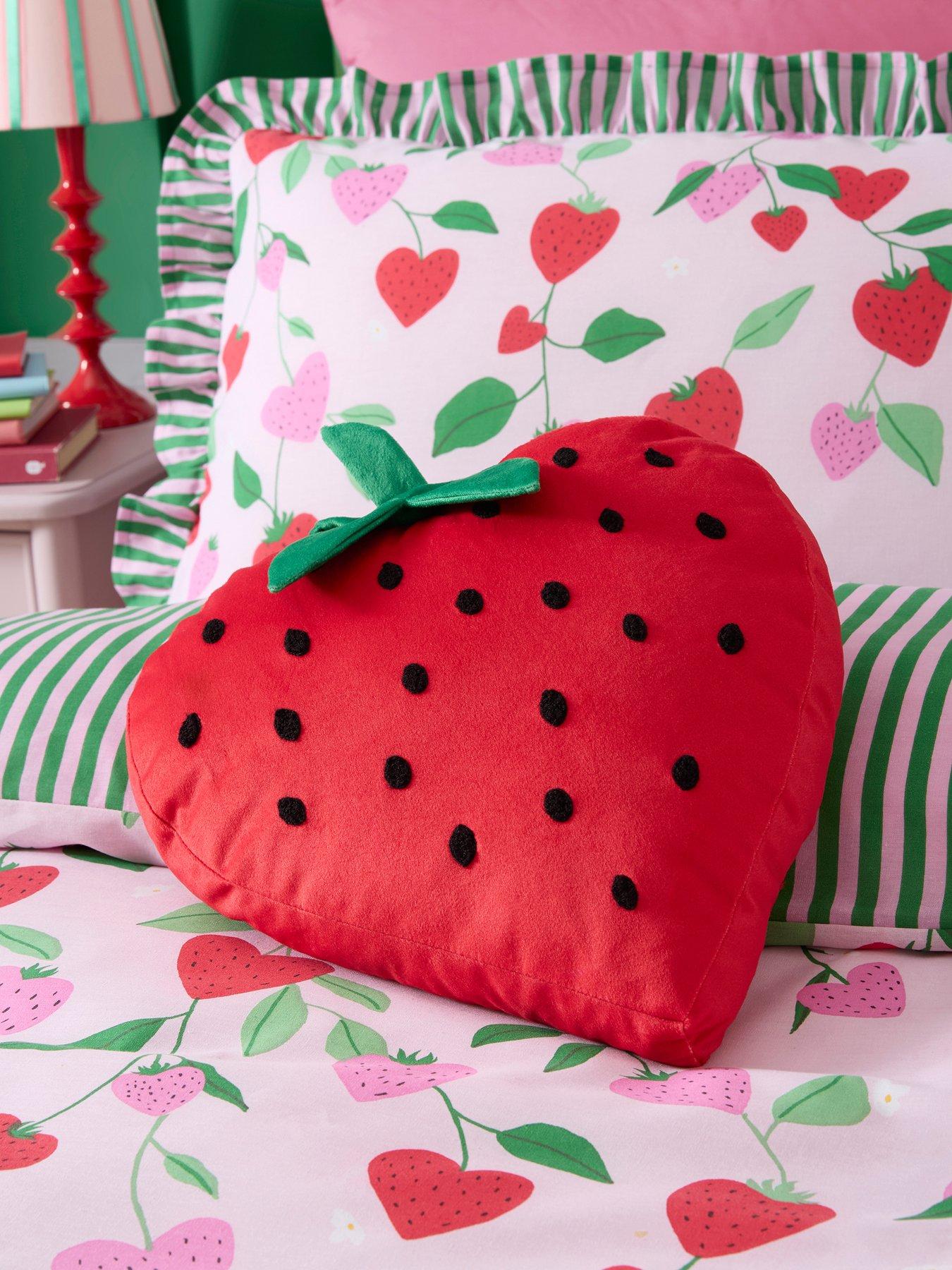 bedlam-strawberry-shaped-cushion-in-red-one-sizefront