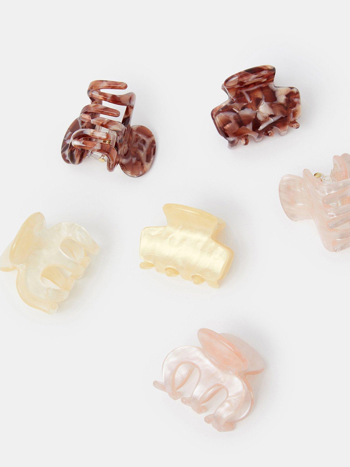 accessorize-6-pack-mini-marbled-claw-clipsback