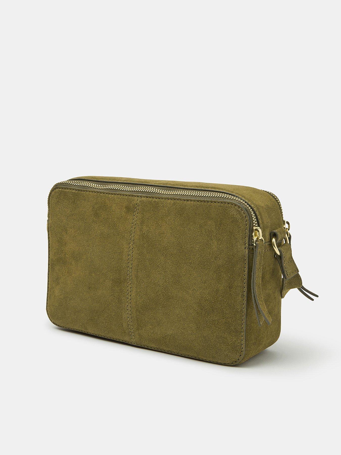 Image 5 of 5 of Accessorize Double Zip Suede Camera Bag