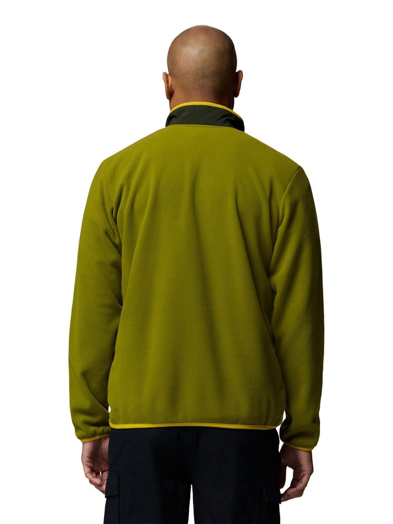 helly-hansen-mens-sequoia-grove-half-zip-fleece-greenstillFront