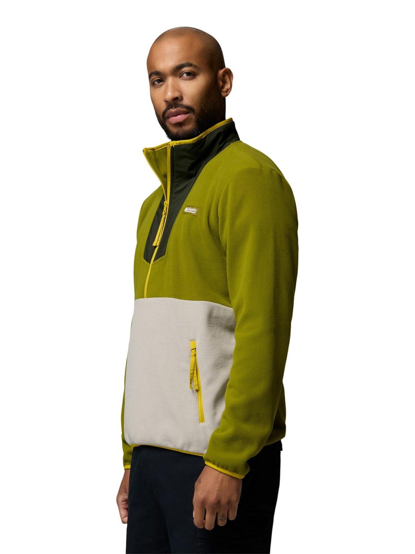 helly-hansen-mens-sequoia-grove-half-zip-fleece-greendetail
