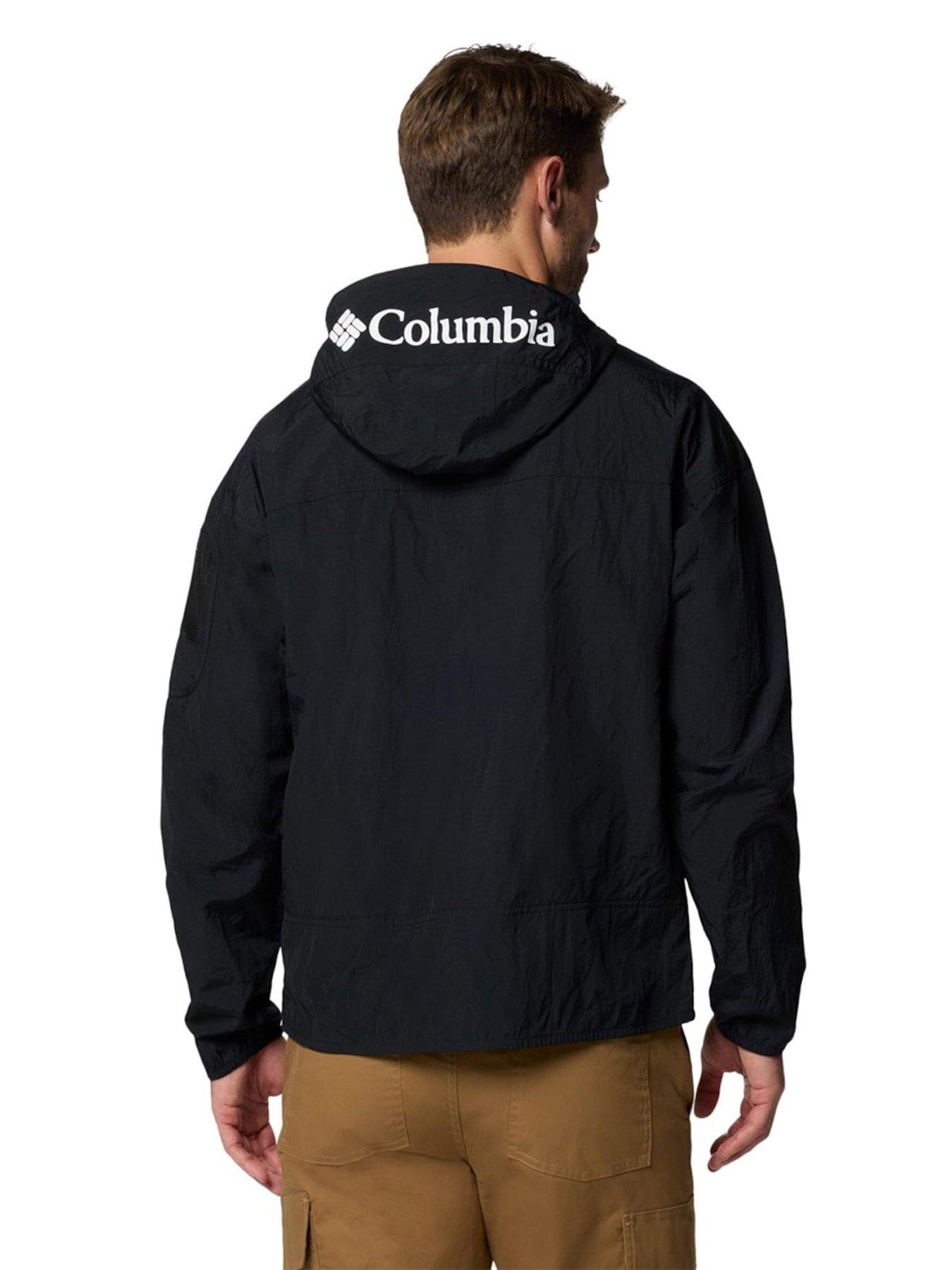Image 2 of 5 of Columbia Mens Challenger Full Zip Windbreaker - Black