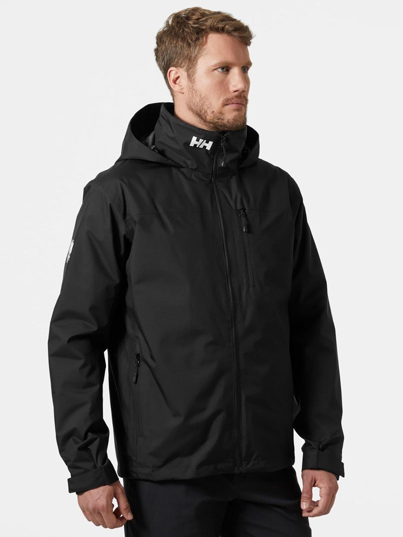 Image 1 of 5 of Helly Hansen Mens Crew Hooded Midlayer Jacket 2 -black