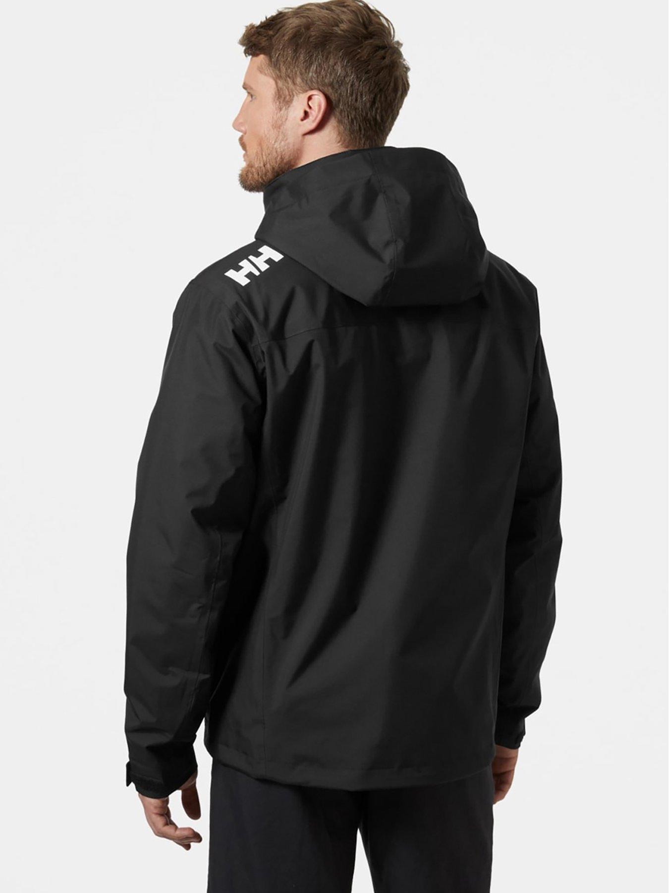 Image 2 of 5 of Helly Hansen Mens Crew Hooded Midlayer Jacket 2 -black