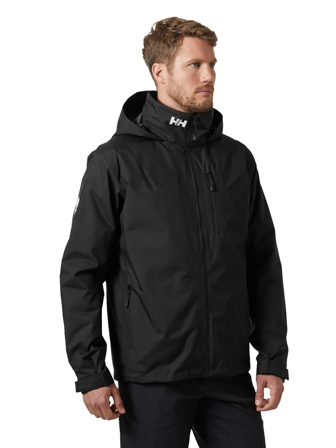 Image 3 of 5 of Helly Hansen Mens Crew Hooded Midlayer Jacket 2 -black