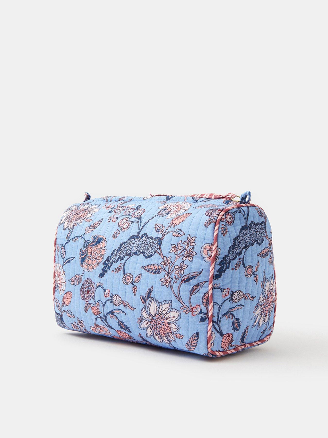 Image 2 of 3 of Accessorize Floral Quilted Make Up Bag