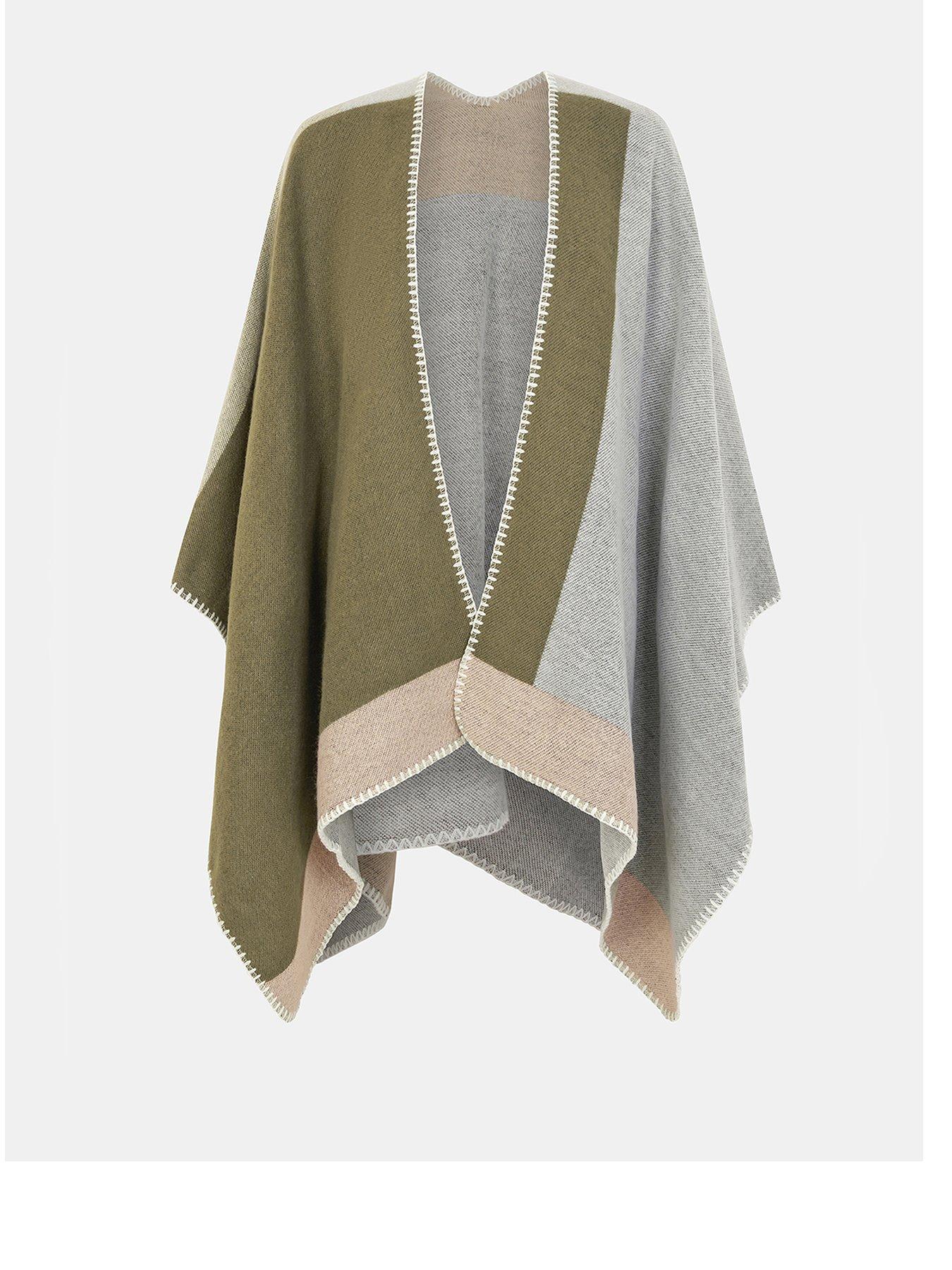 accessorize-colourblock-poncho-grey