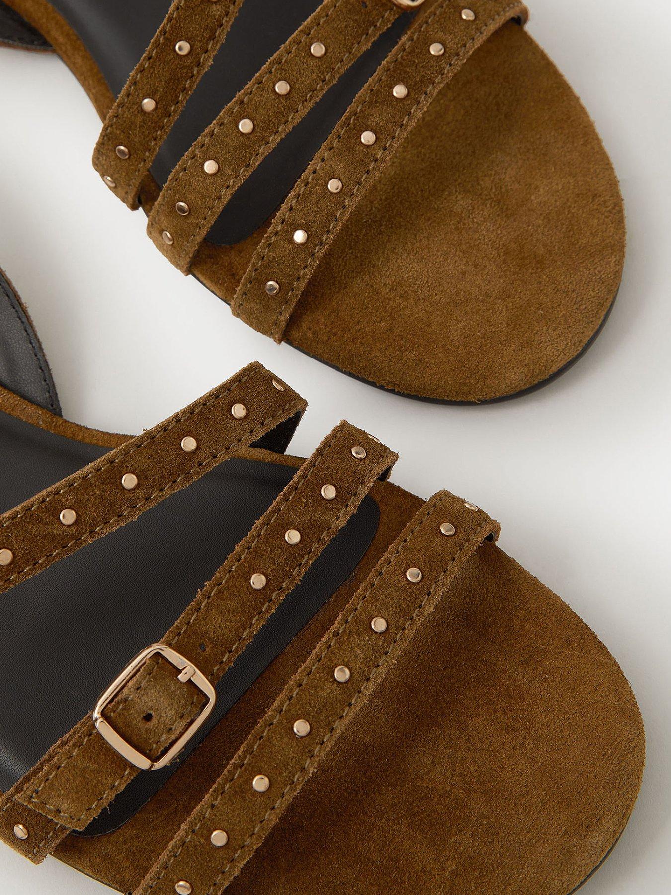 accessorize-stud-suede-strappy-sandals-green-khakioutfit