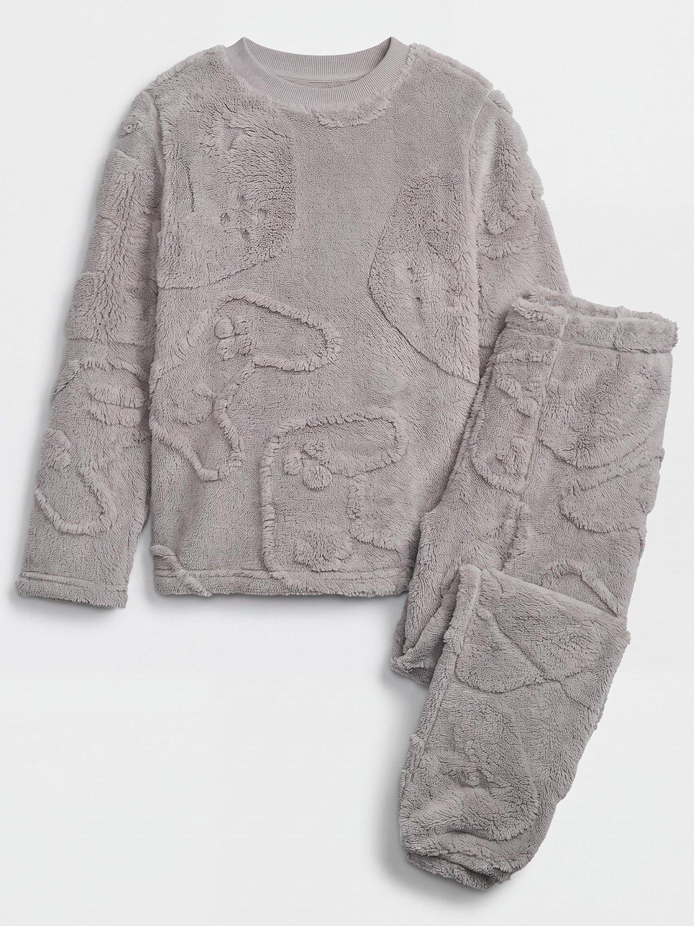 Image 1 of 3 of The Very Collection Grey Carved Gaming Pj Set