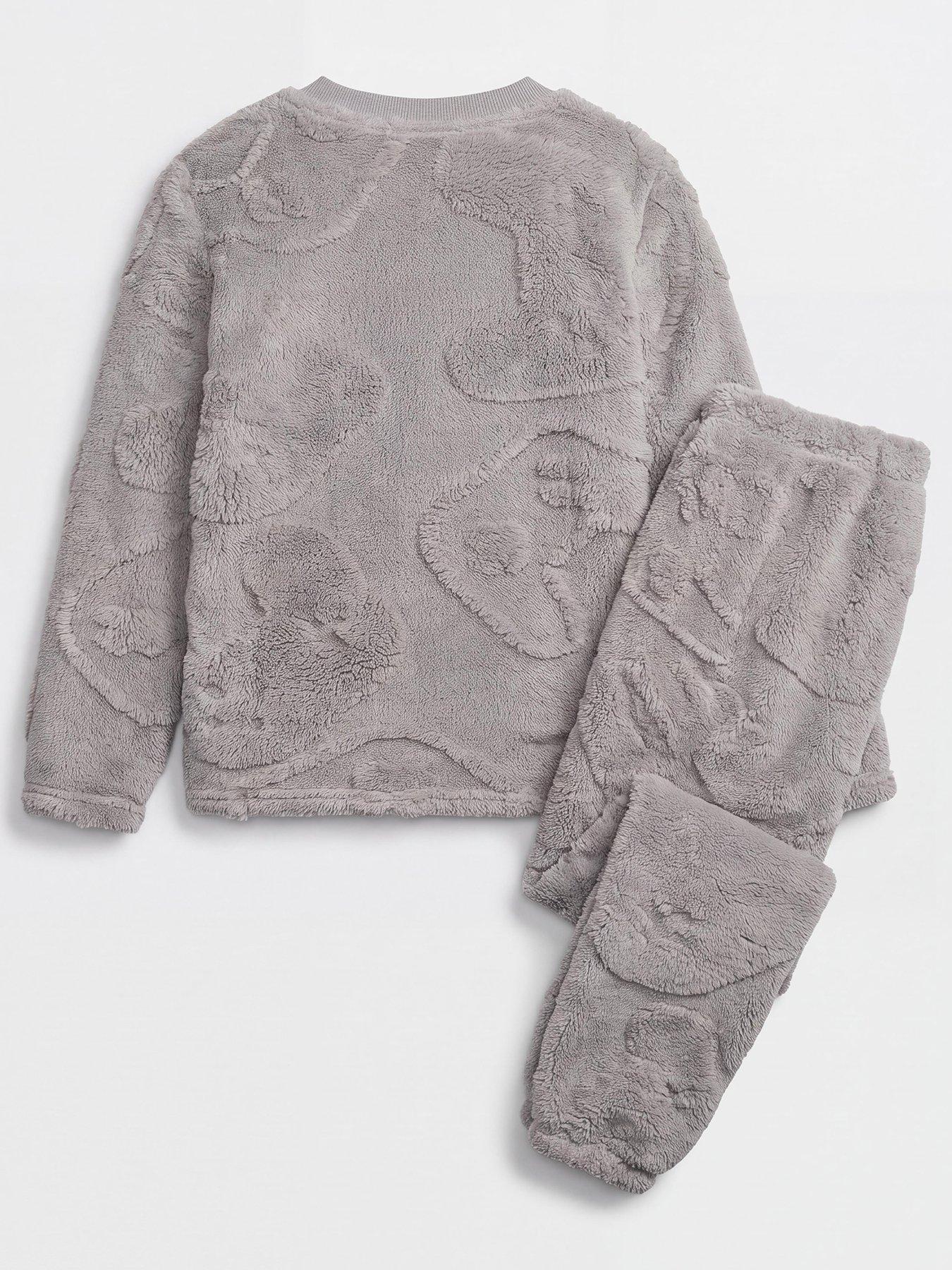 Image 2 of 3 of The Very Collection Grey Carved Gaming Pj Set