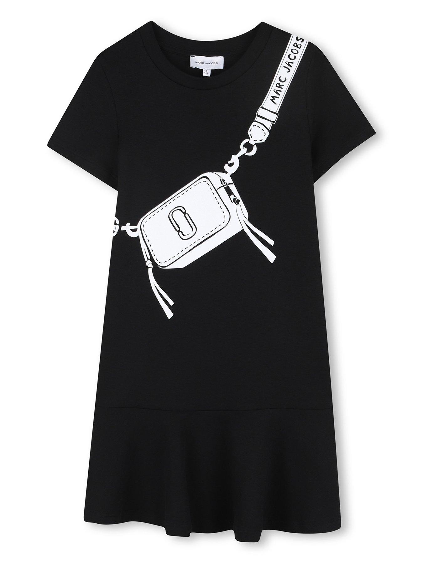 MARC JACOBS Girls Snapshot Bag Dress - Black